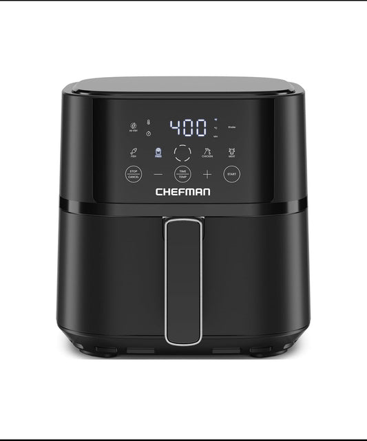 New Other - Chefman 4 QT Compact Air Fryer With Touchscreen Controls, Black