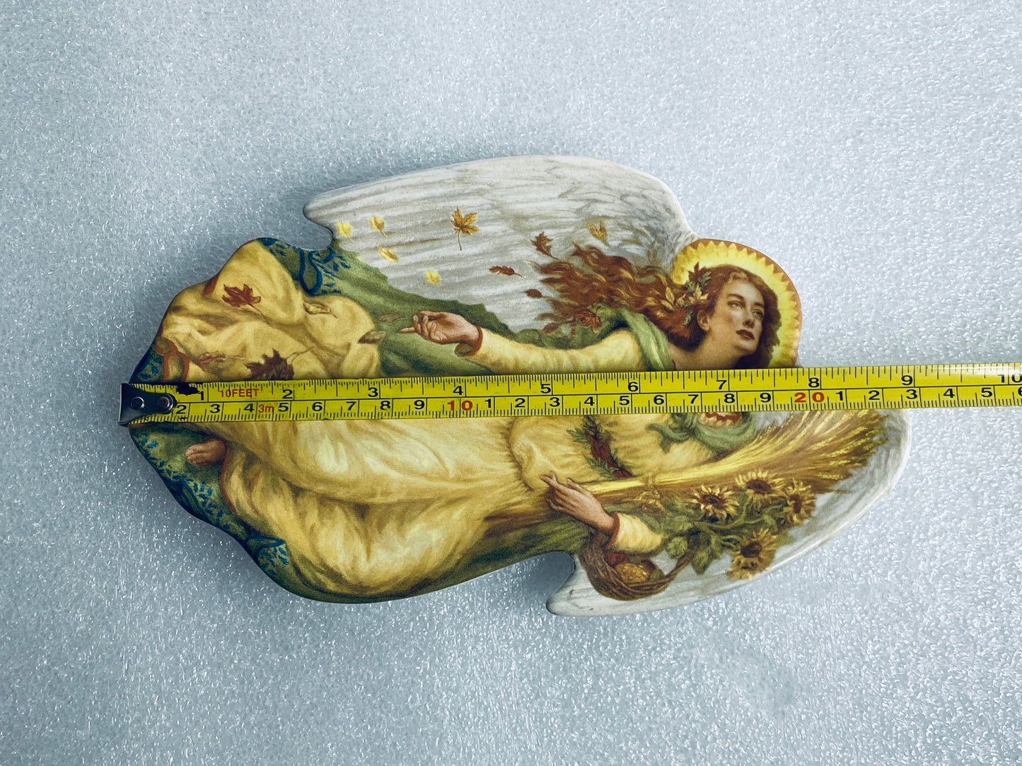edgar Jerins Seasons Of Joy "Autumn's Harvest" Angel Plate With COA
