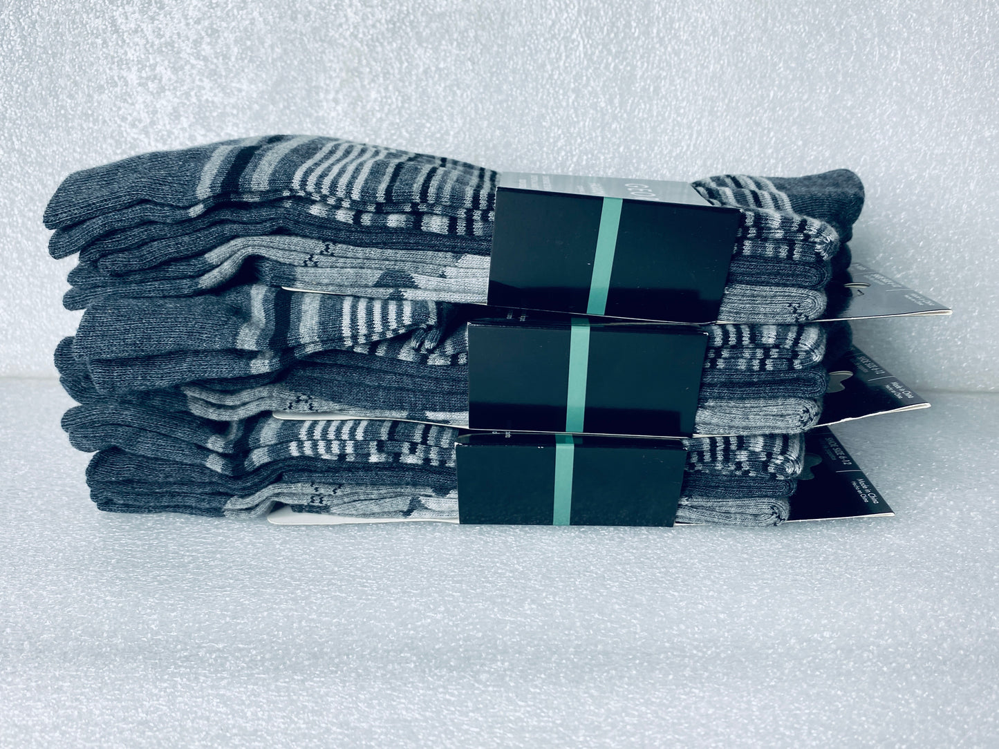 lot Of 3 New – George Fashion Crew Socks, Shoe Size 6-12, 9 Pairs Total