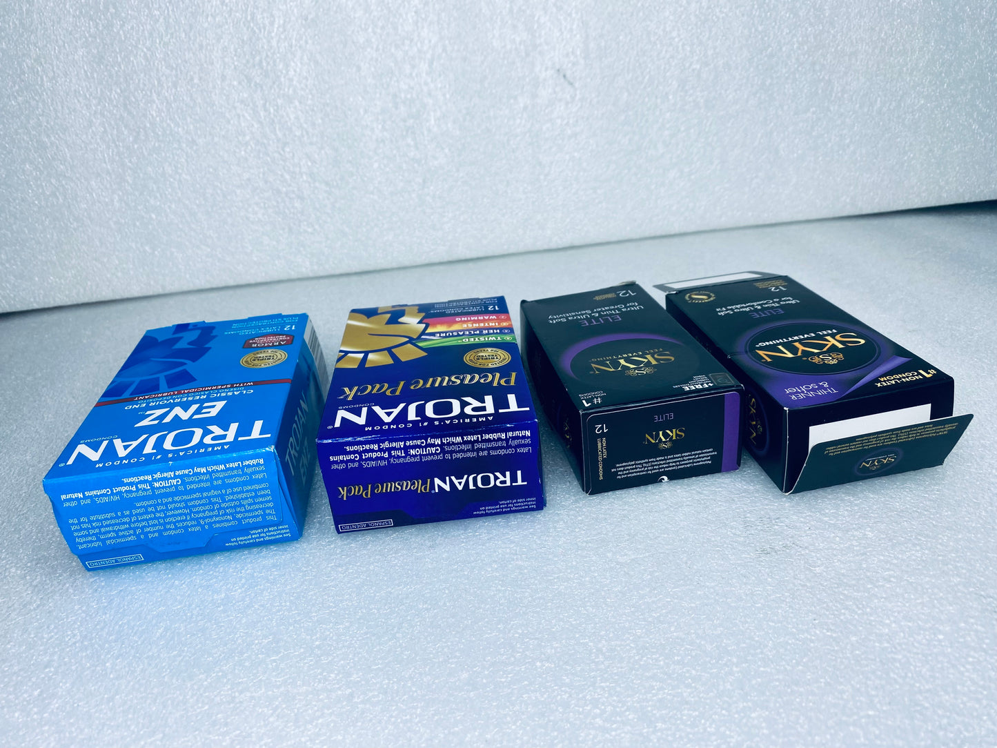 #74 - Open Box - Various Amount of Latex Protective Wraps For Adult Use Only - (READ) - (IN CONDITION AS SHOWN)