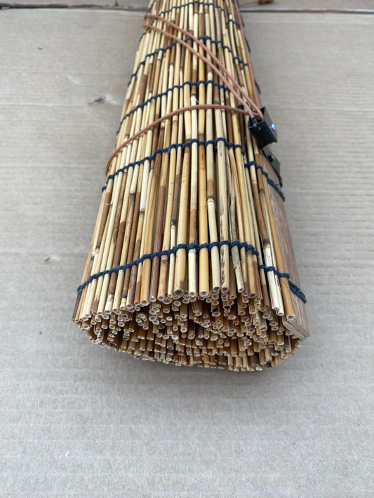 #87 - Bamboo Window Light Filtering Sun Shade Blind, 36" W x 64" L - (READ) - (IN CONDITION & COLOR AS SHOWN)