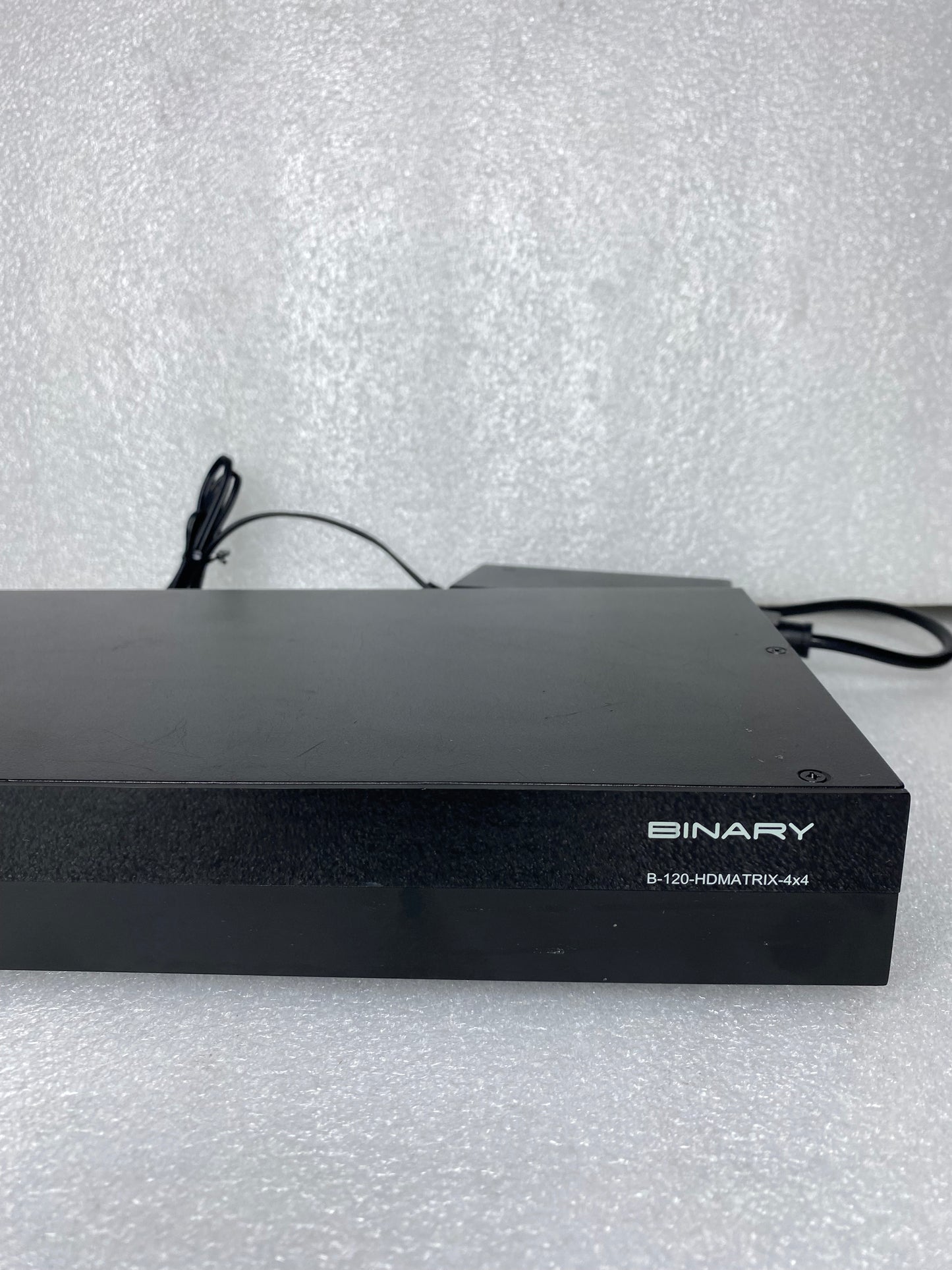 Binary B-120-HDMATRIX-4x4 HDMI Matrix Switcher With Power Cord, Black - (READ)