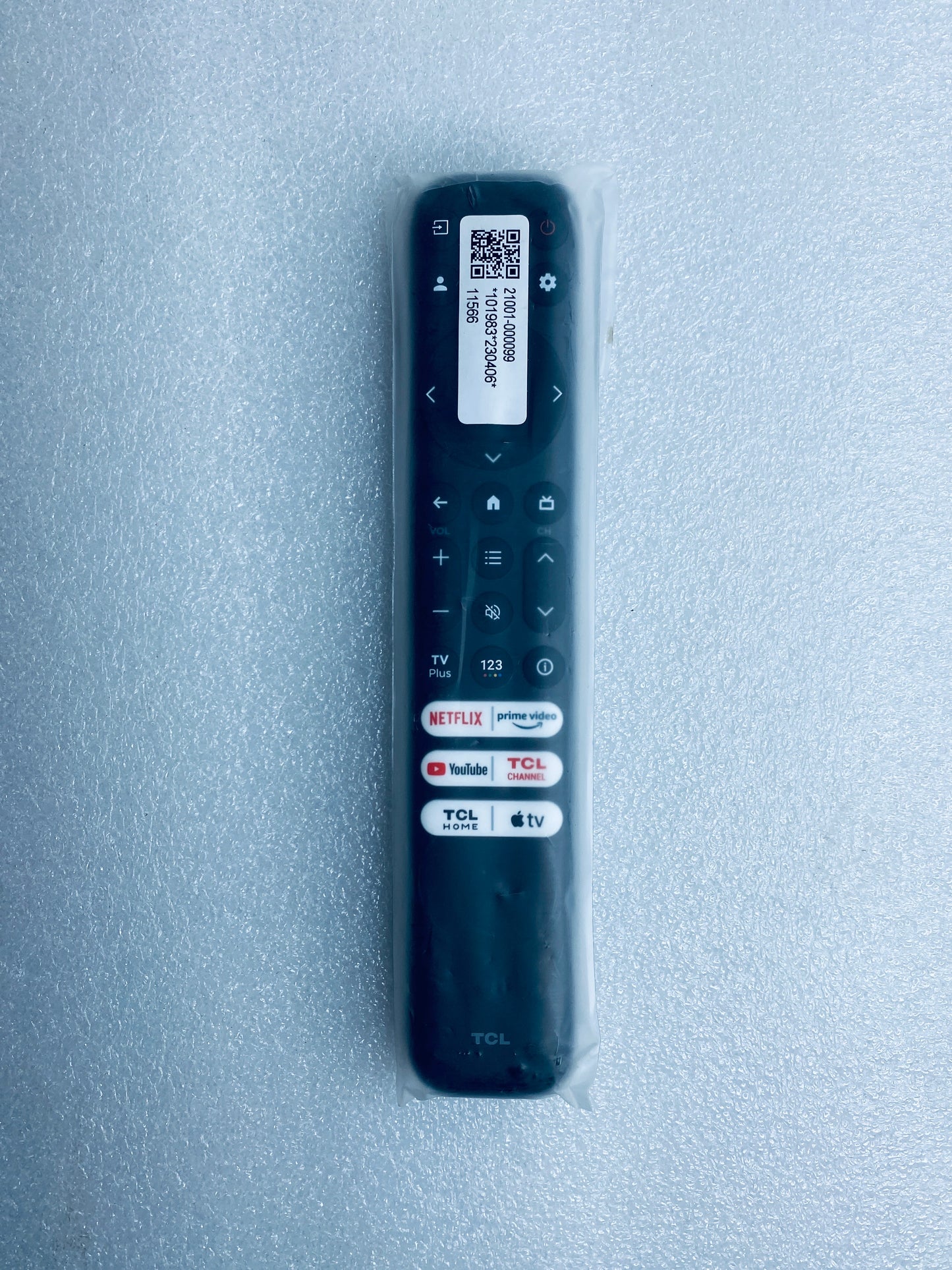Open Box - TCL Black TV Remote Control, 21001-000099