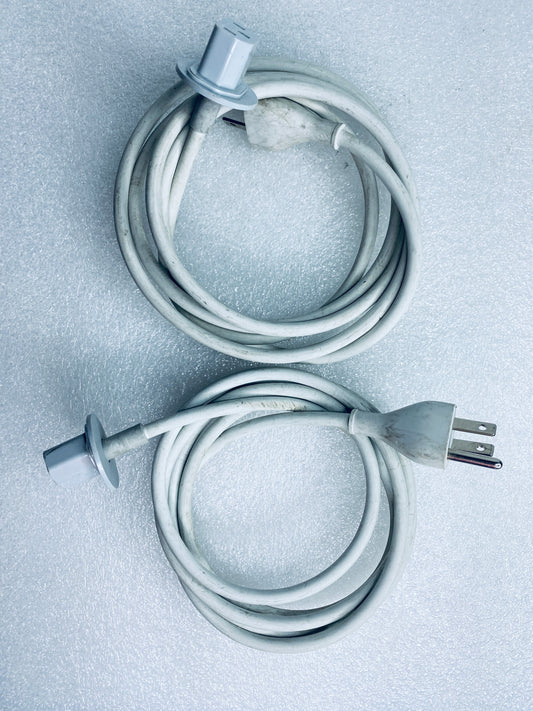 lot Of 2 - Apple 2006-2011 3 Prong AC Power Cord Cables For iMac 21.5" & 27"