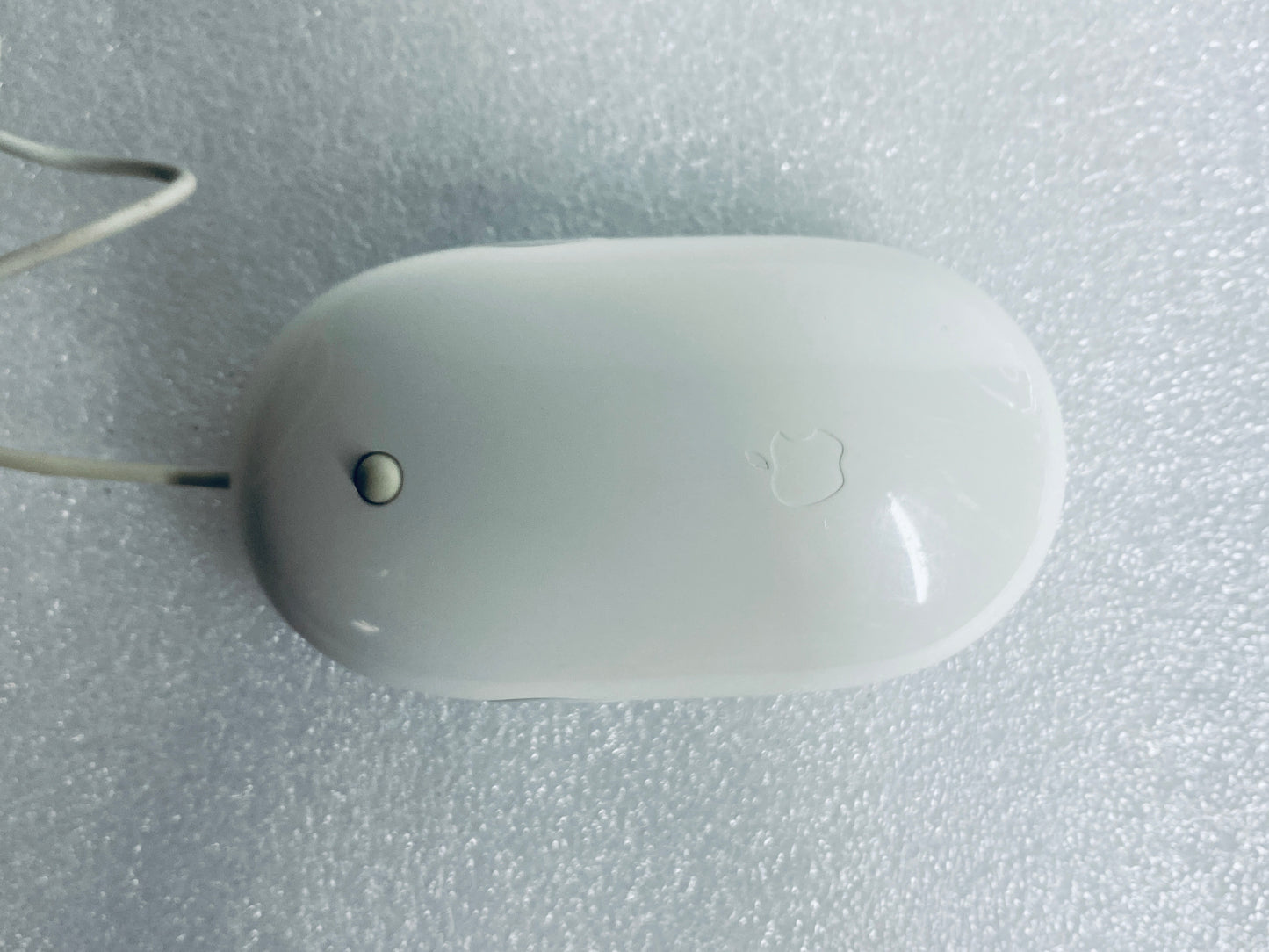 lot Of 2-Apple White USB Wired Mighty/Optical Mouse, A1152-READ