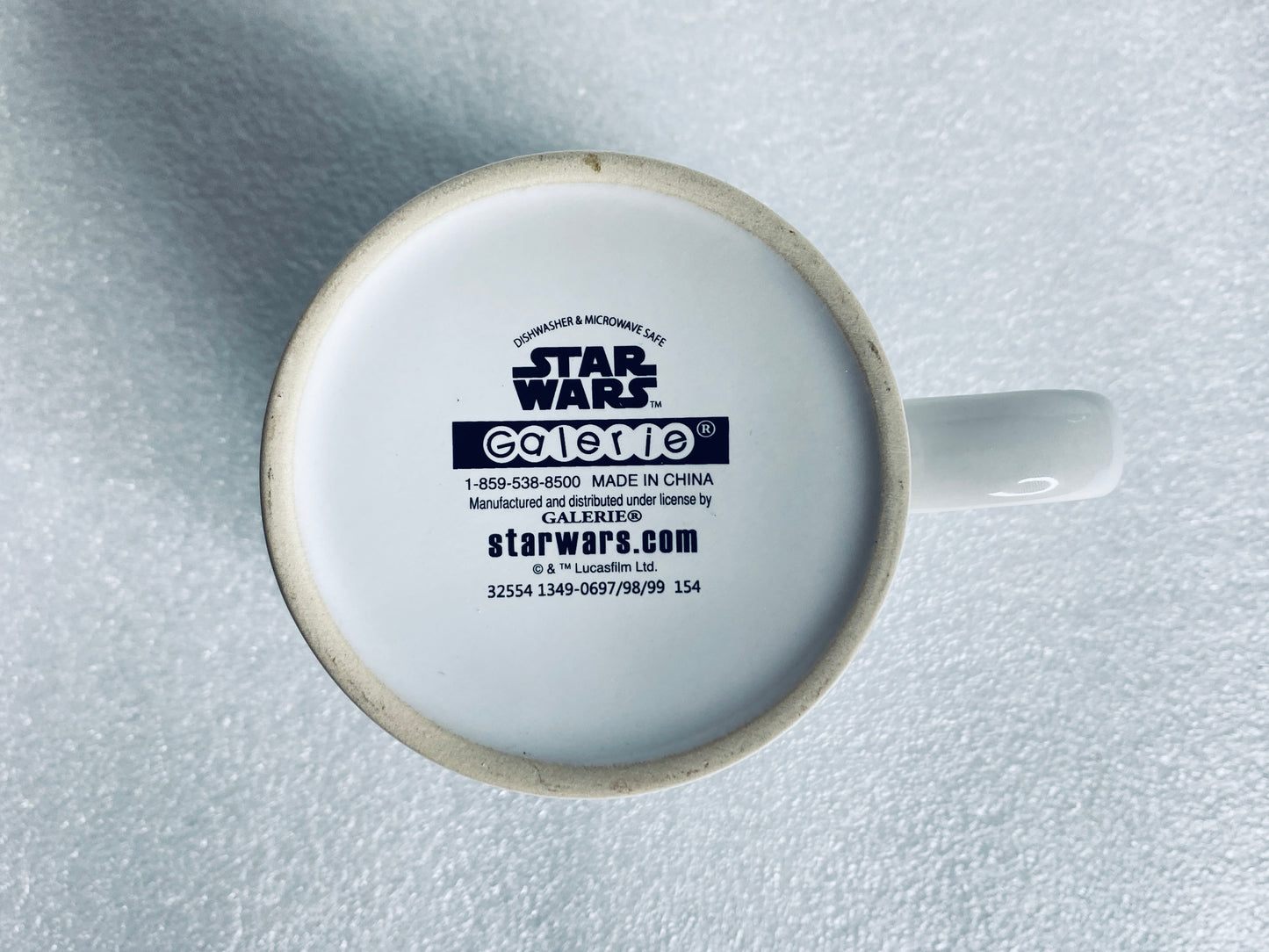 lot Of 2 -Galerie Lucasfilm Star Wars Coffee Mug Cups, Dishwasher/Microwave Safe