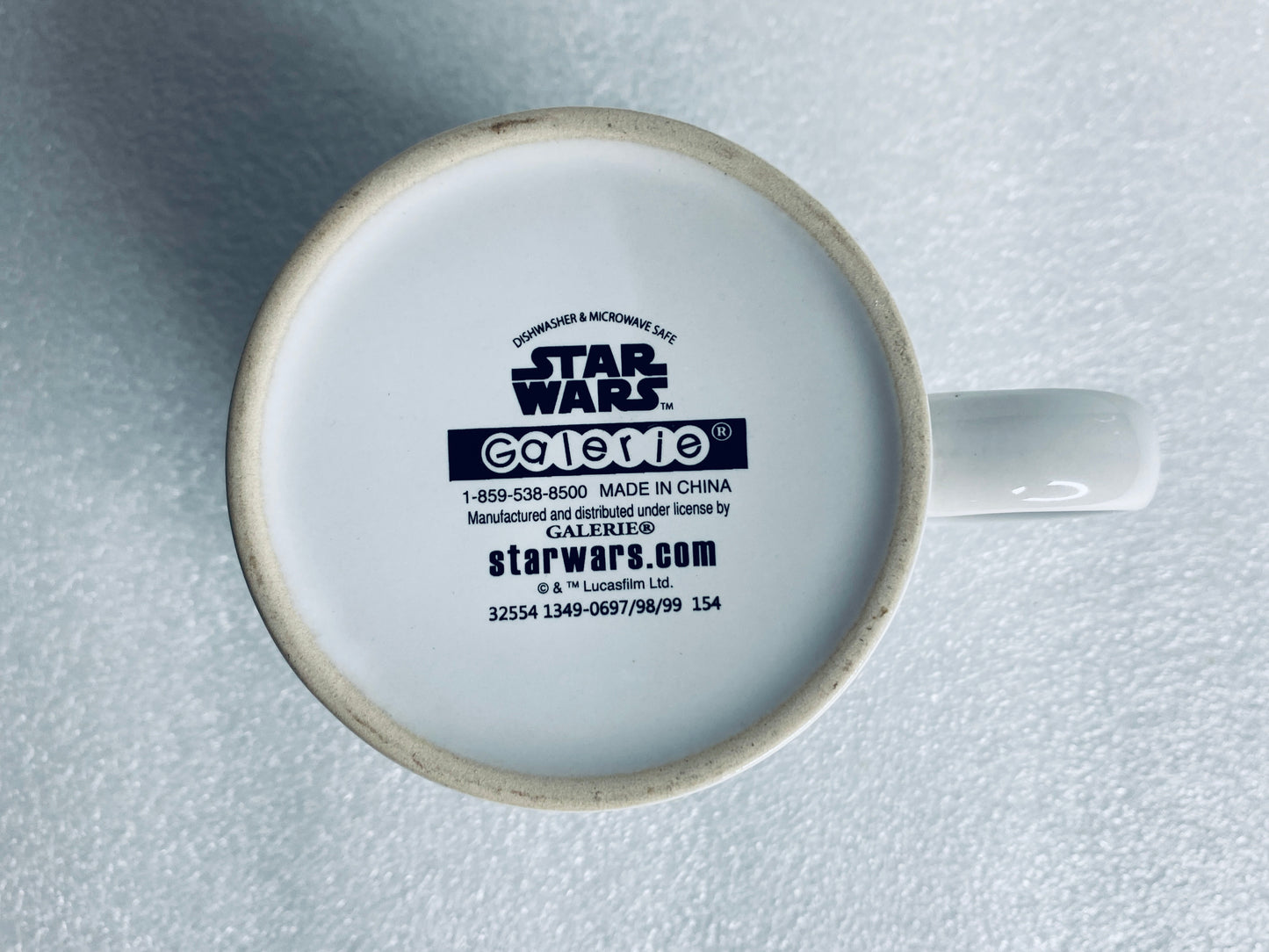 lot Of 2 -Galerie Lucasfilm Star Wars Coffee Mug Cups, Dishwasher/Microwave Safe