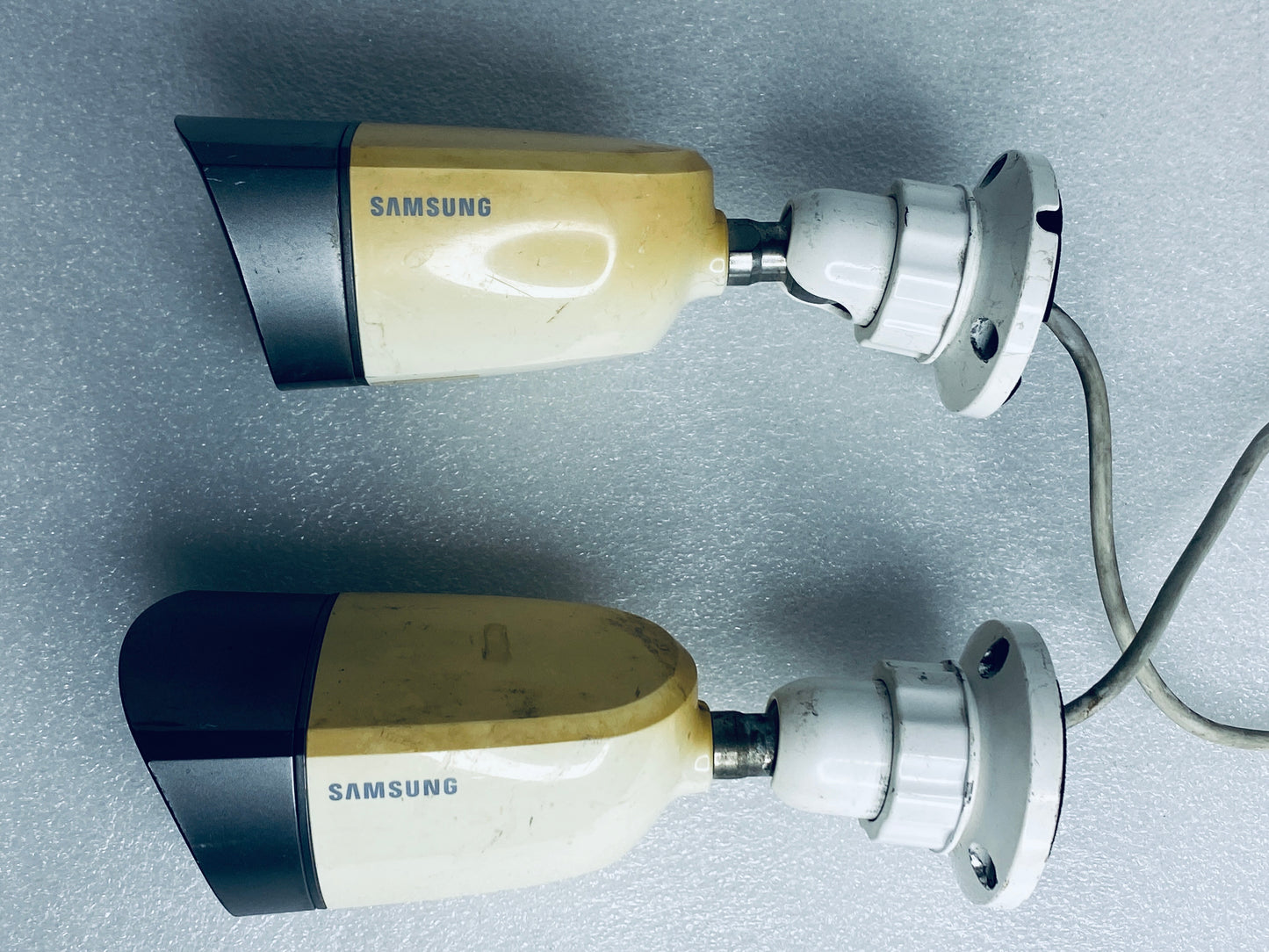 Lot Of 2-Samsung Wired Digital Colour Video Security Cameras, SDC-7340BCN-(READ)