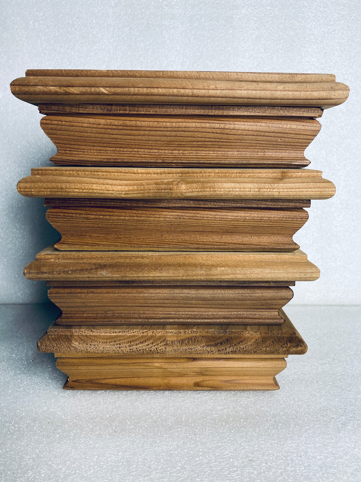 lot of 3 New Other - Woodway Decorative Redwood 6” x 6” Pyramid Postcaps