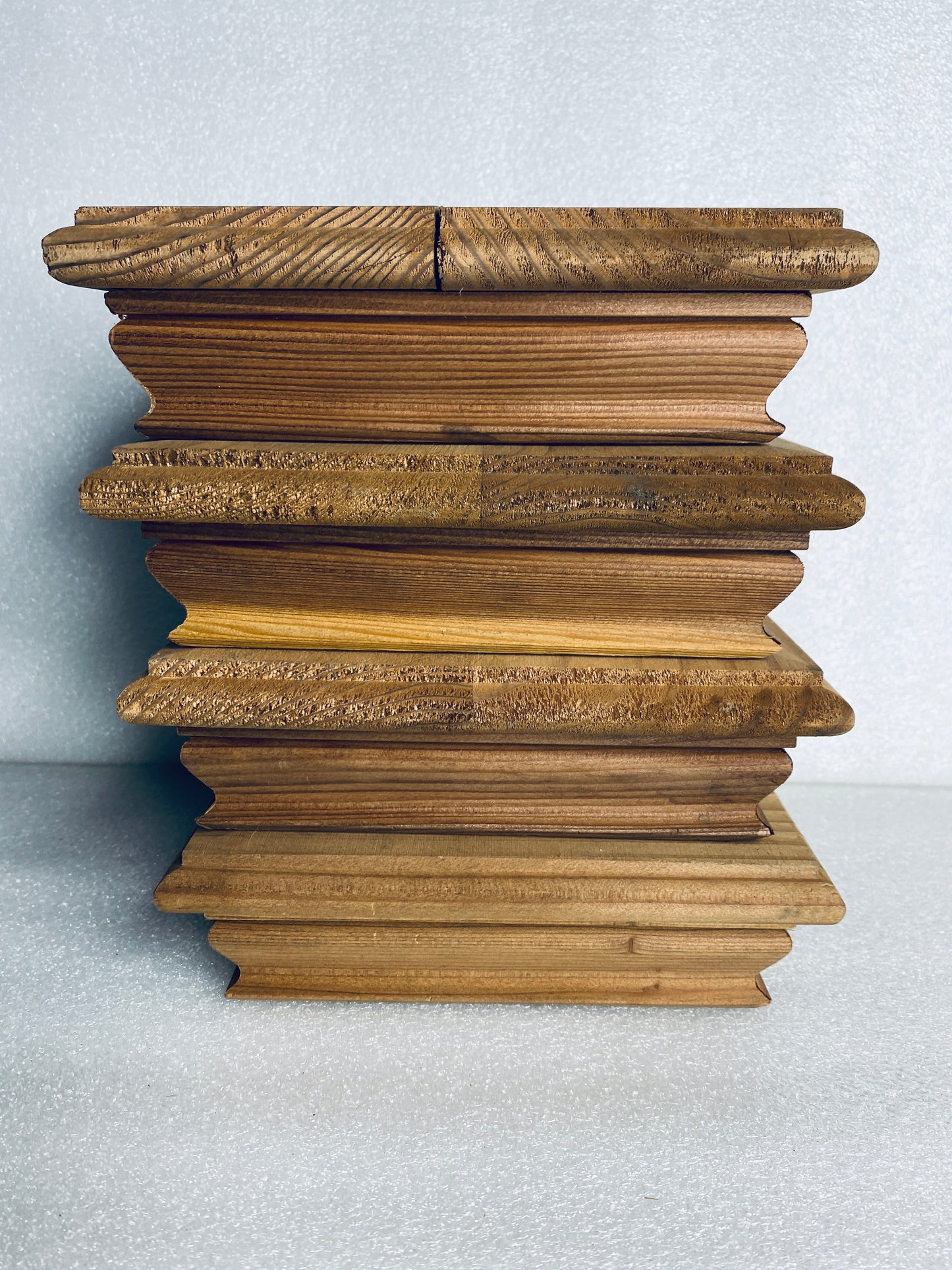 lot of 3 New Other - Woodway Decorative Redwood 6” x 6” Pyramid Postcaps