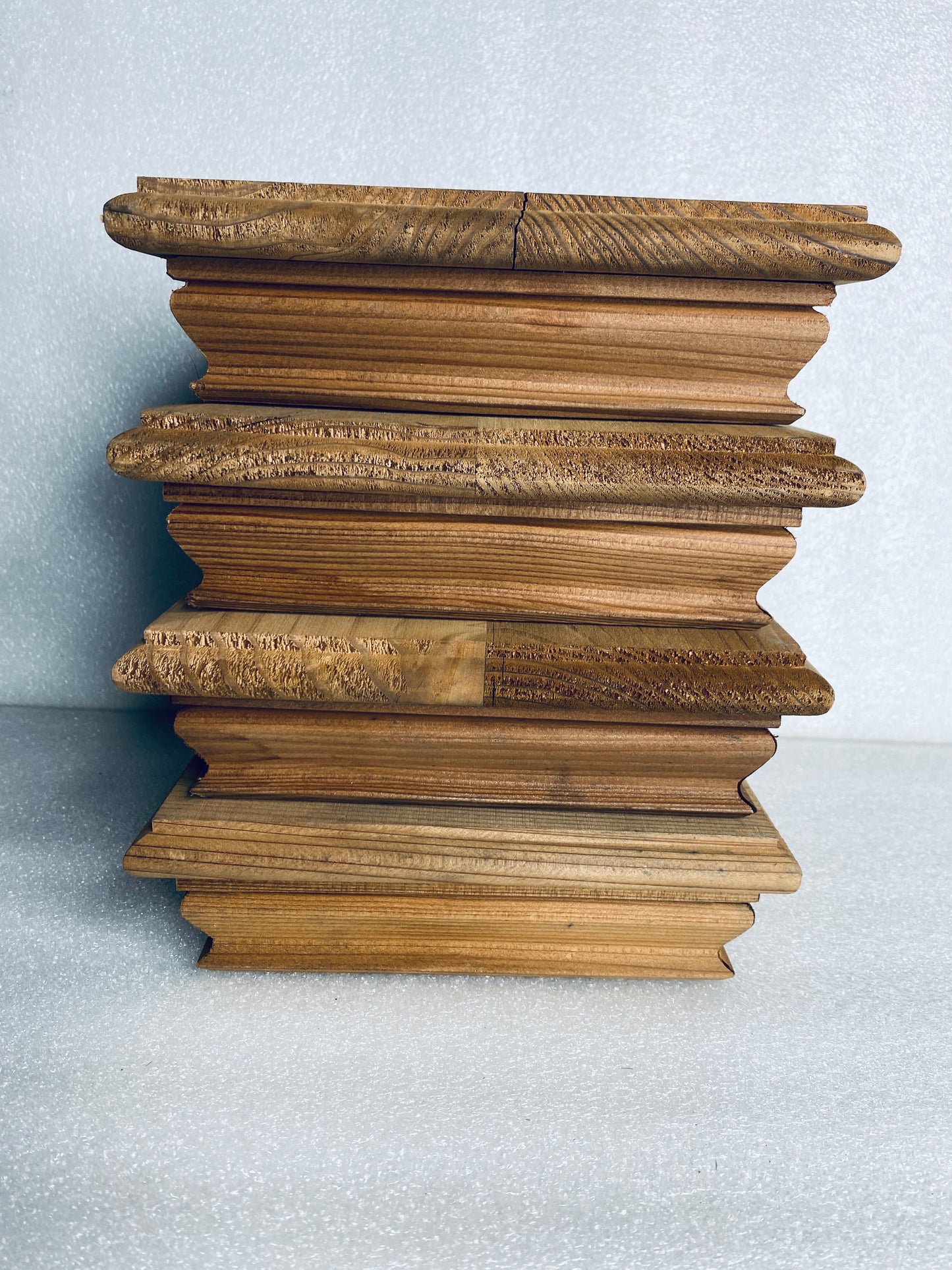 lot of 3 New Other - Woodway Decorative Redwood 6” x 6” Pyramid Postcaps