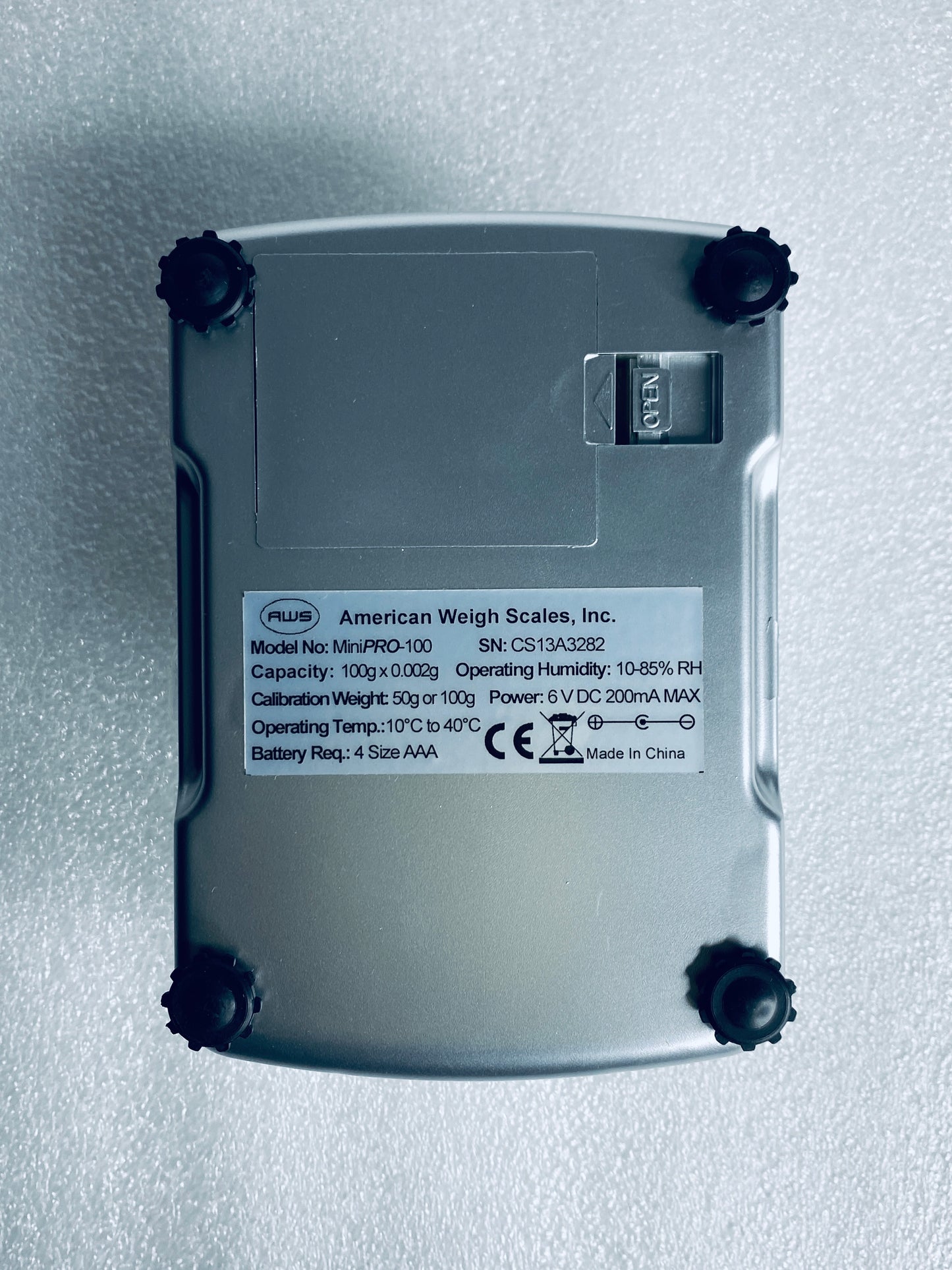 AWS mini Pro Portable Precision Balance 100gX0.002g Scale