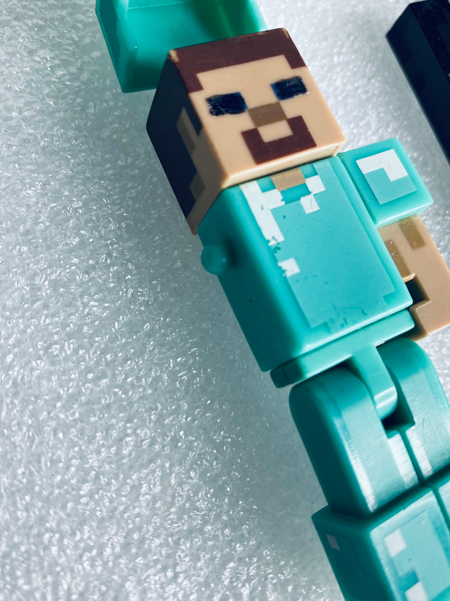 lot Of - Collectible Mattel Incomplete Minecraft Toys Figures Pieces
