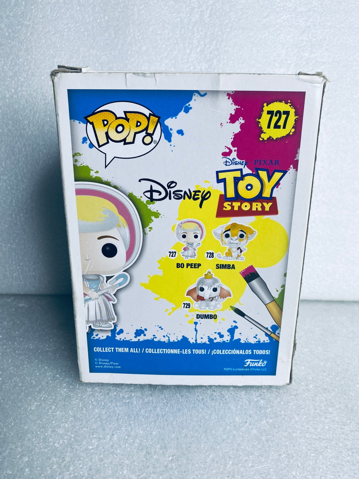 #67 - pop! Disney 727 D.I.Y Bo Peep Vinyl Figure - (IN CONDITION AS SHOWN)