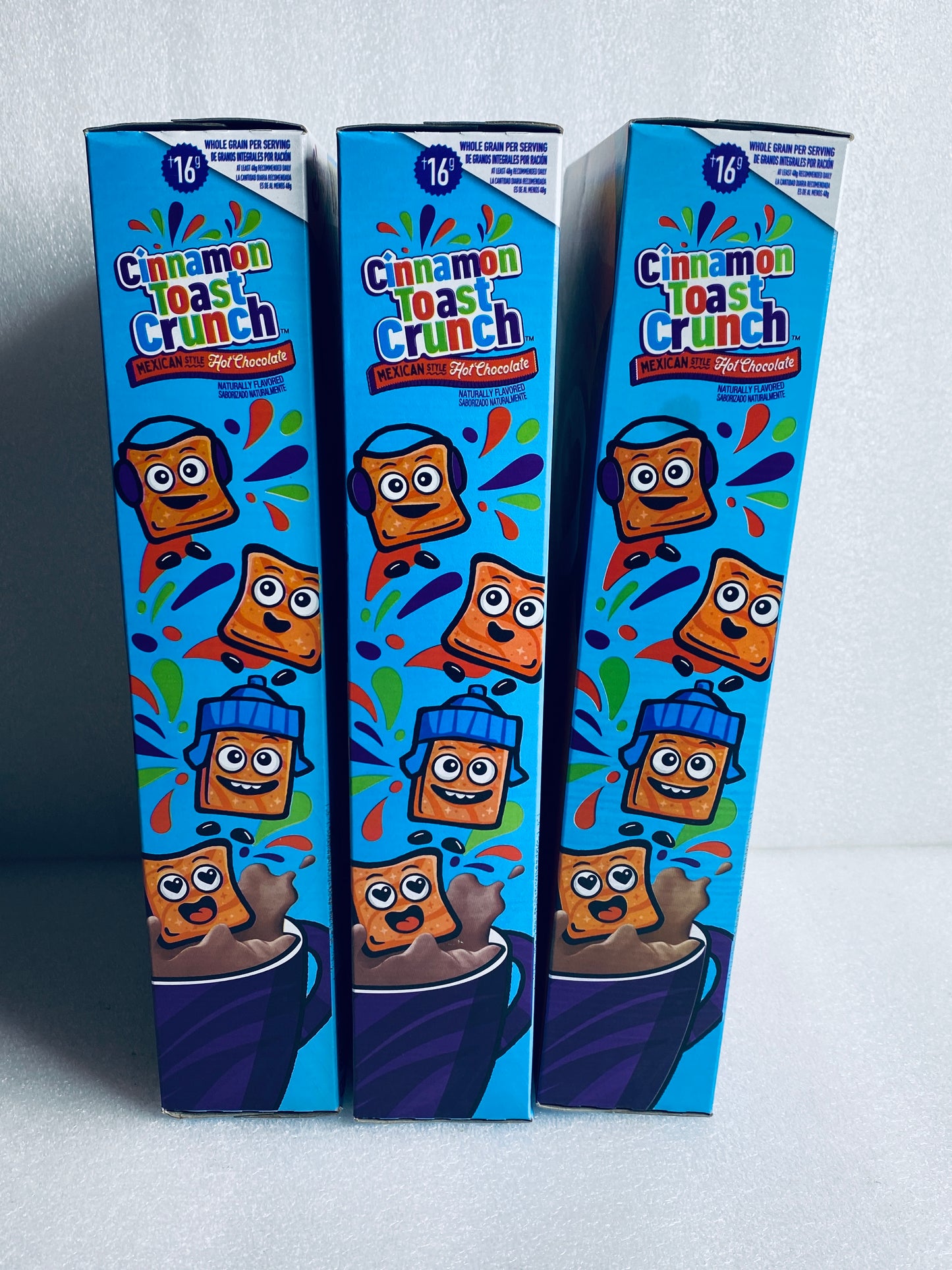lot Of 3 New - Cinnamon Toast Crunch Mexican Style Hot Chocolate, 18.8 oz. Each