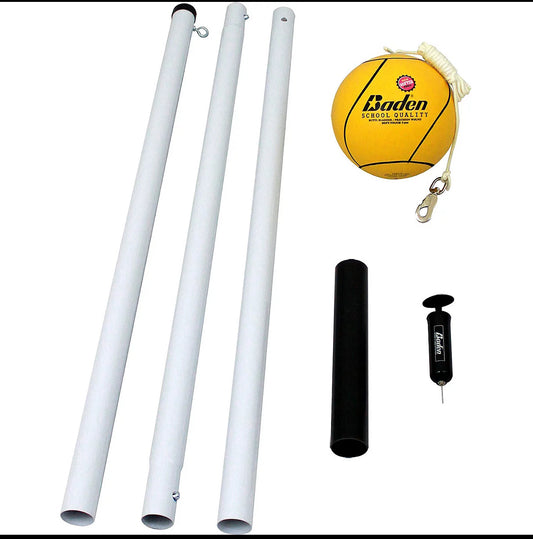 New Open Box - Baden Champions Series 10.5’ Steel Pole Tetherball Set, G207