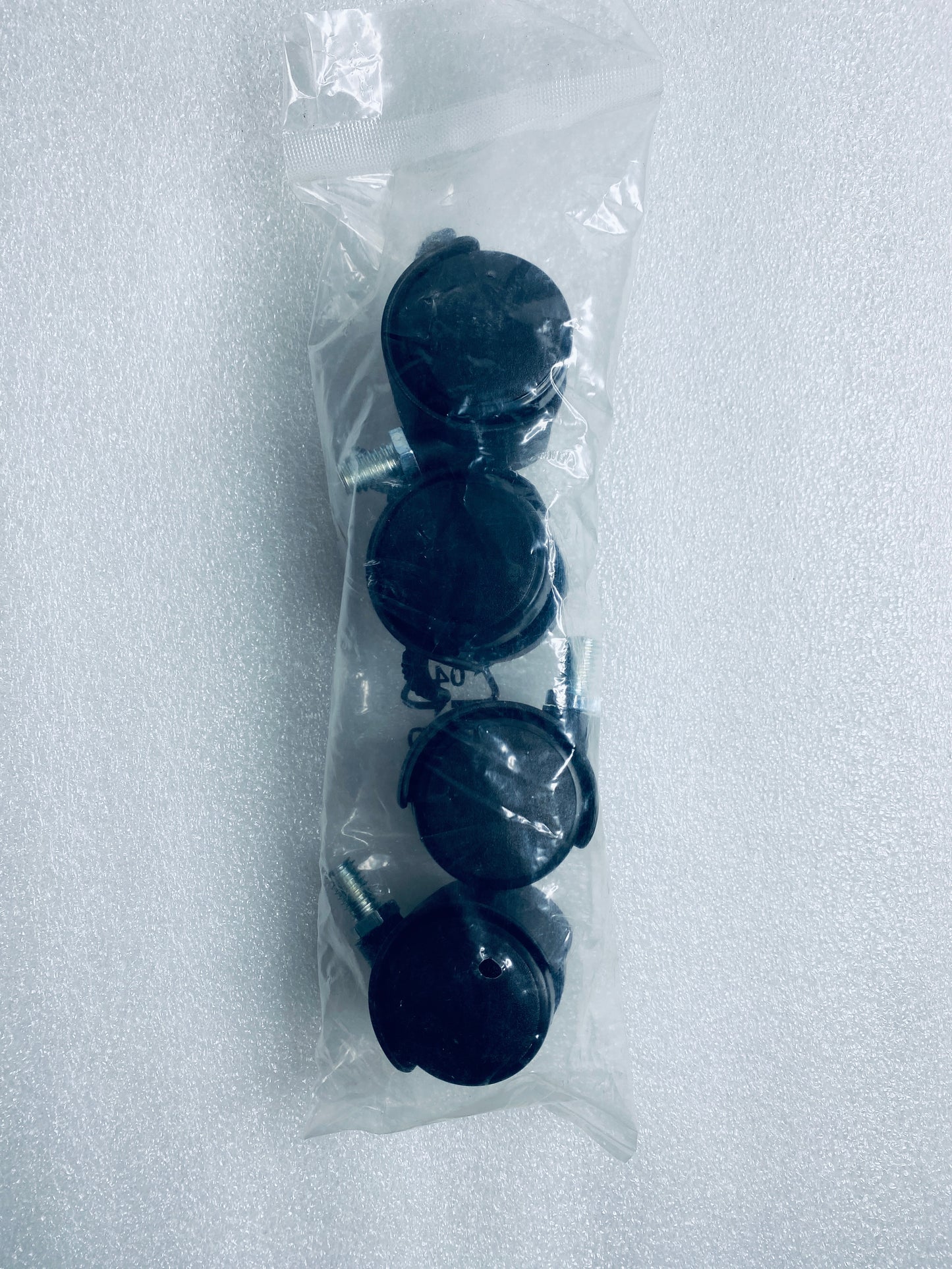 lot Of 4 New - Black Plastic Replacement Wheels/Casters