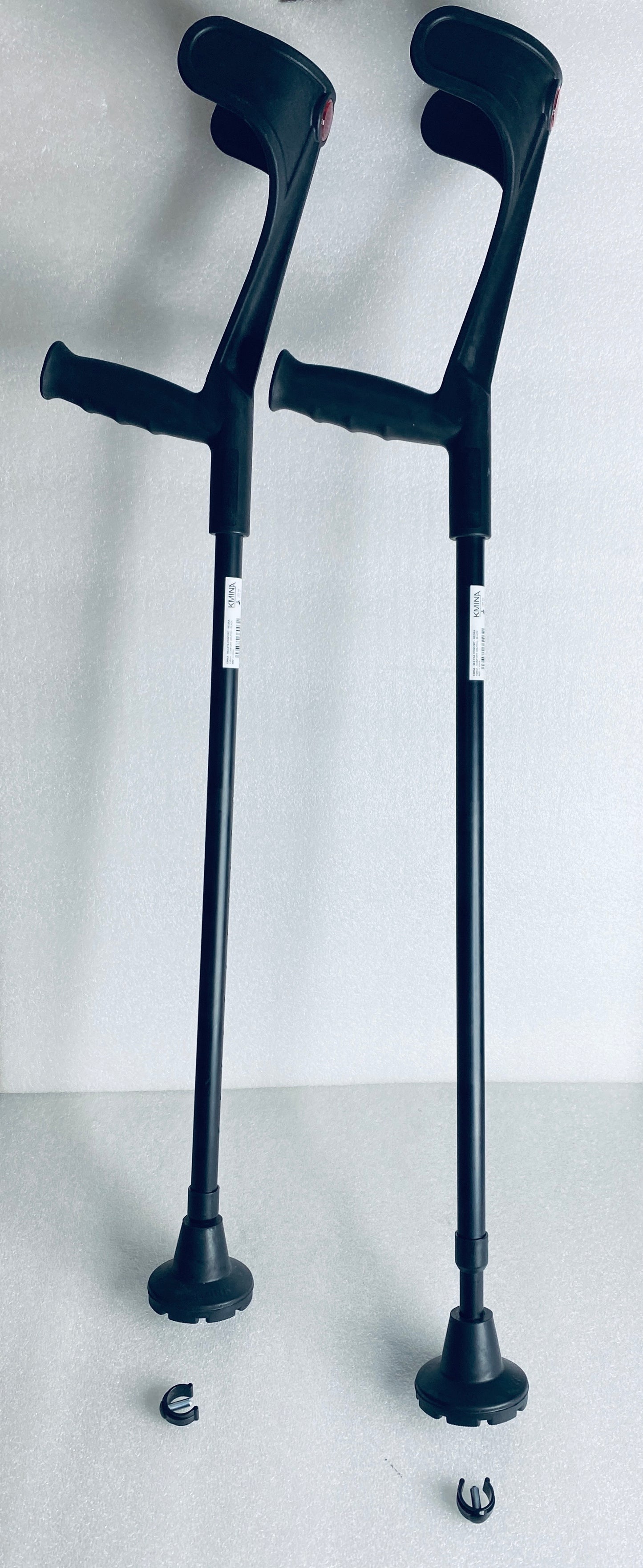 lot Of 2 New Other -Kmina Adjustable Aluminum Forearm Crutches For Adults, Black