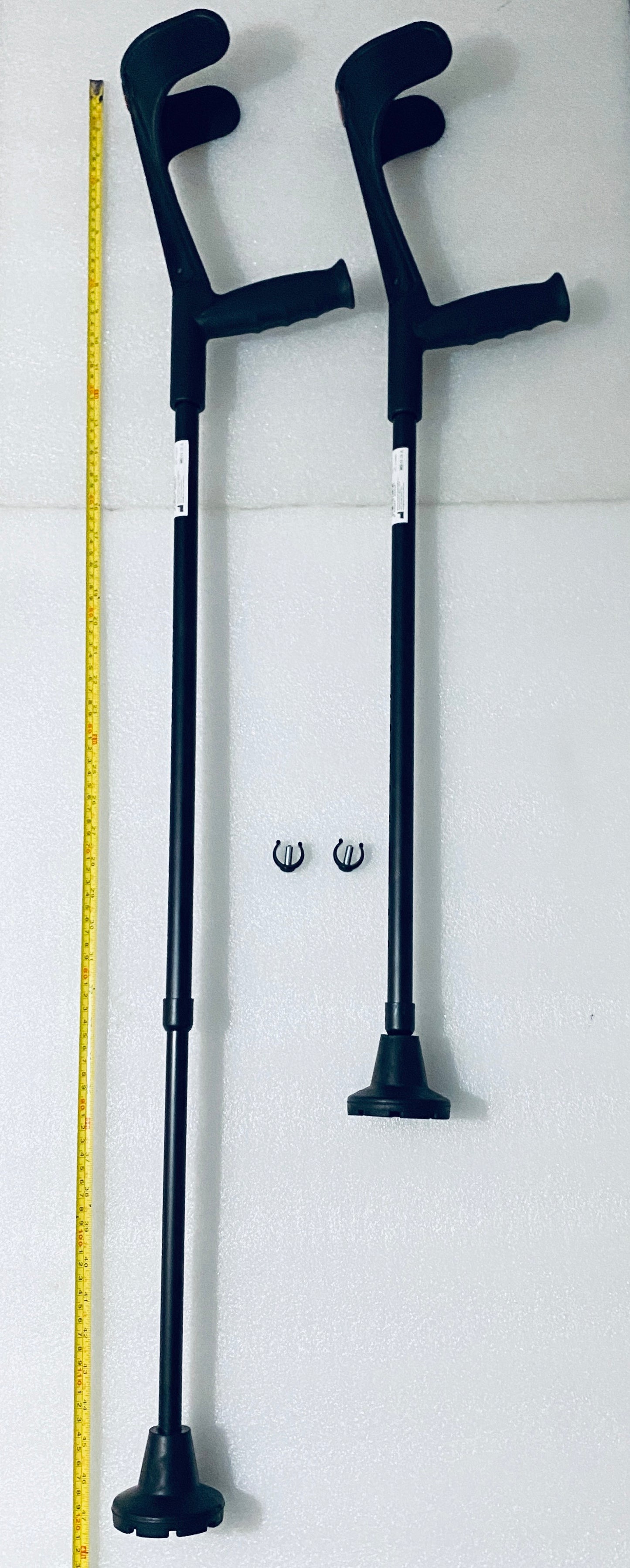 lot Of 2 New Other -Kmina Adjustable Aluminum Forearm Crutches For Adults, Black