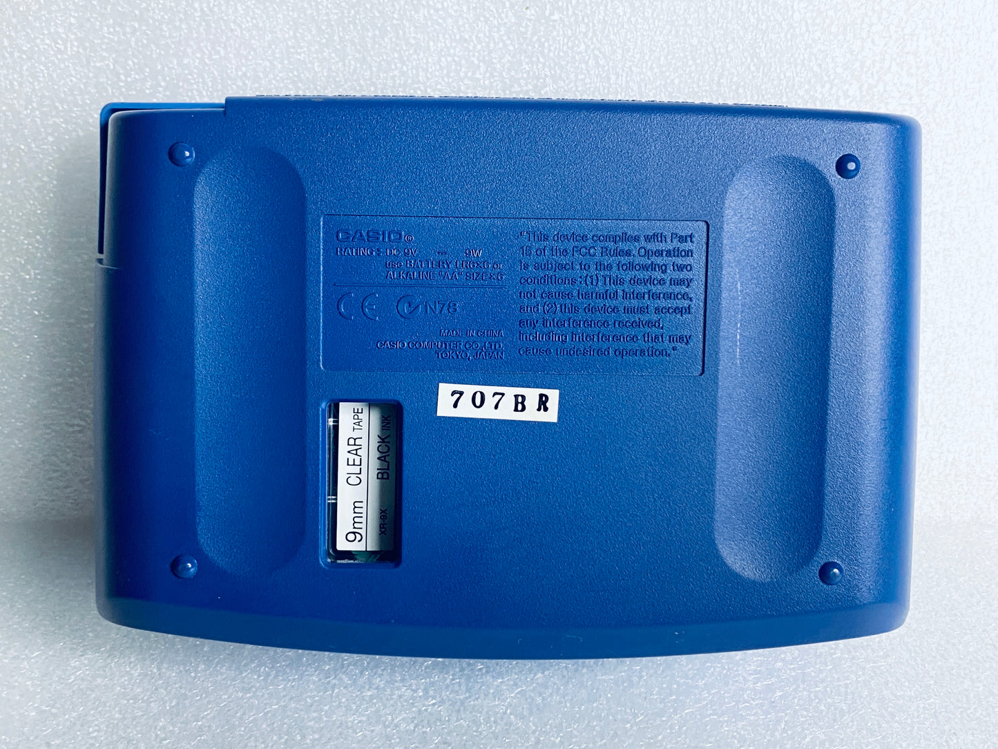 casio KL-60 EZ - Label Printer Label It! With 9mm Clear Tape/Black Ink