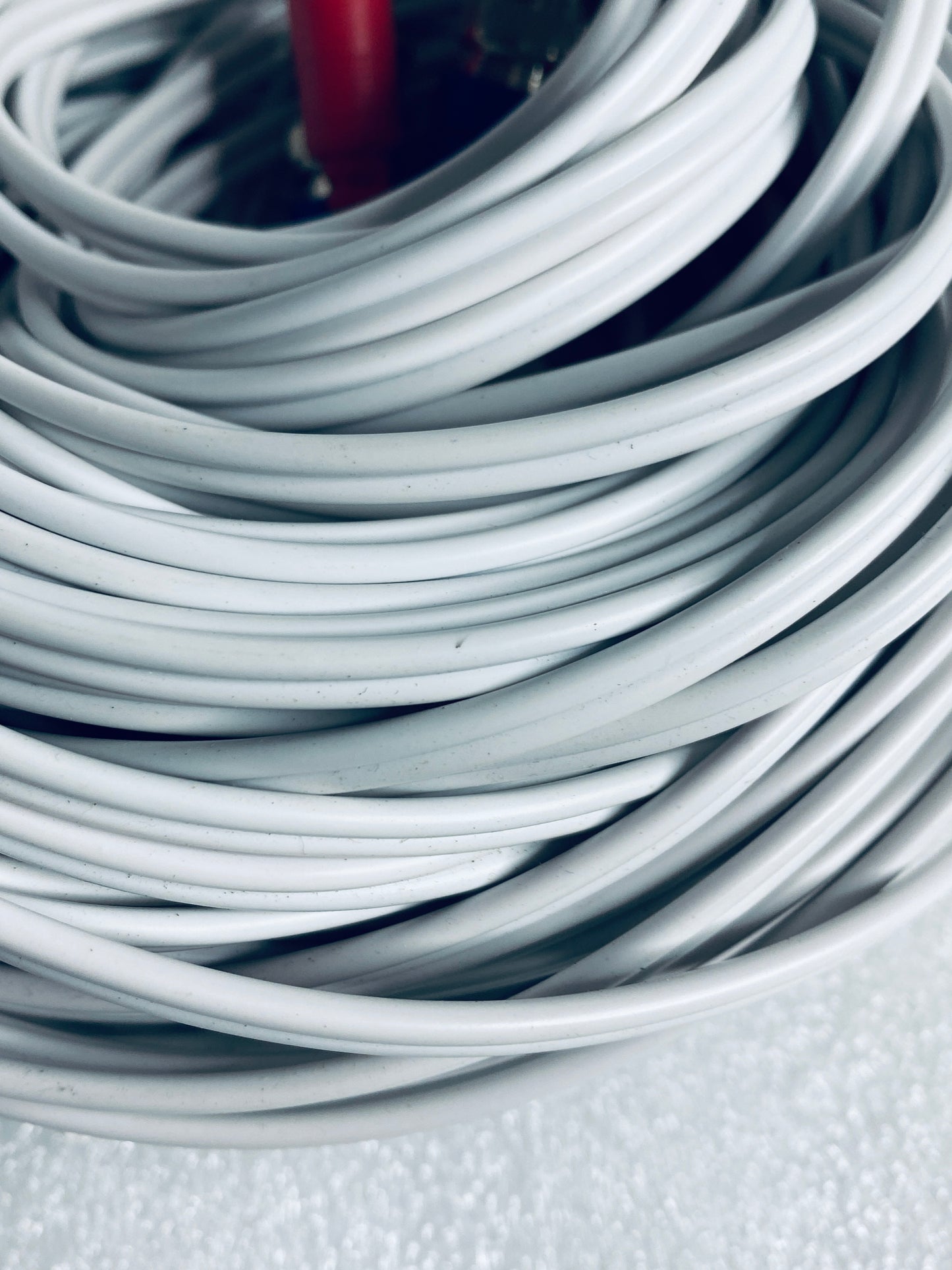 lot of 3 - ONN 100ft. White BNC Security Cables