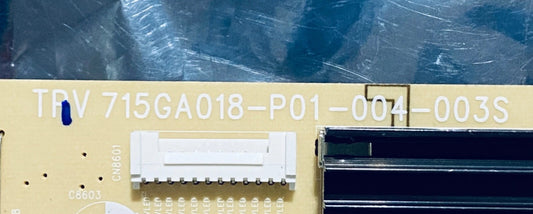 ONN TV Repair Part - 100012587 - Power Supply Board, TPV 715GA018-P01-004-003S