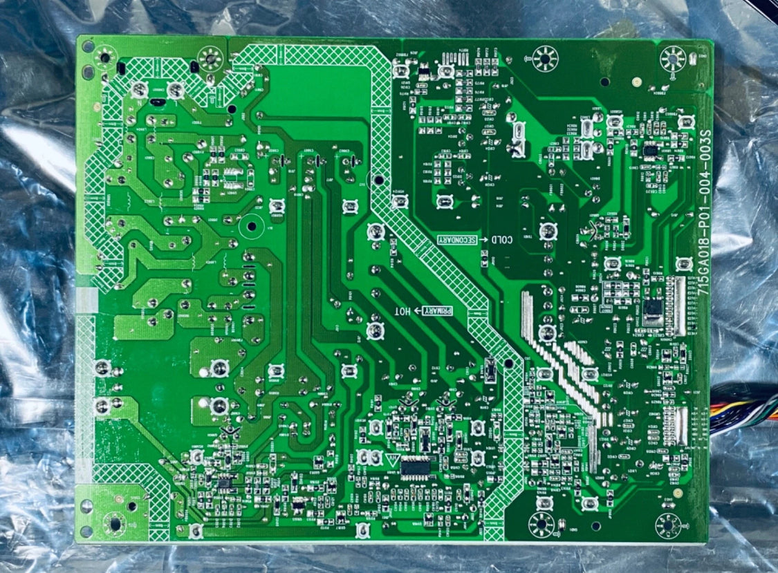ONN TV Repair Part - 100012587 - Power Supply Board, TPV 715GA018-P01-004-003S