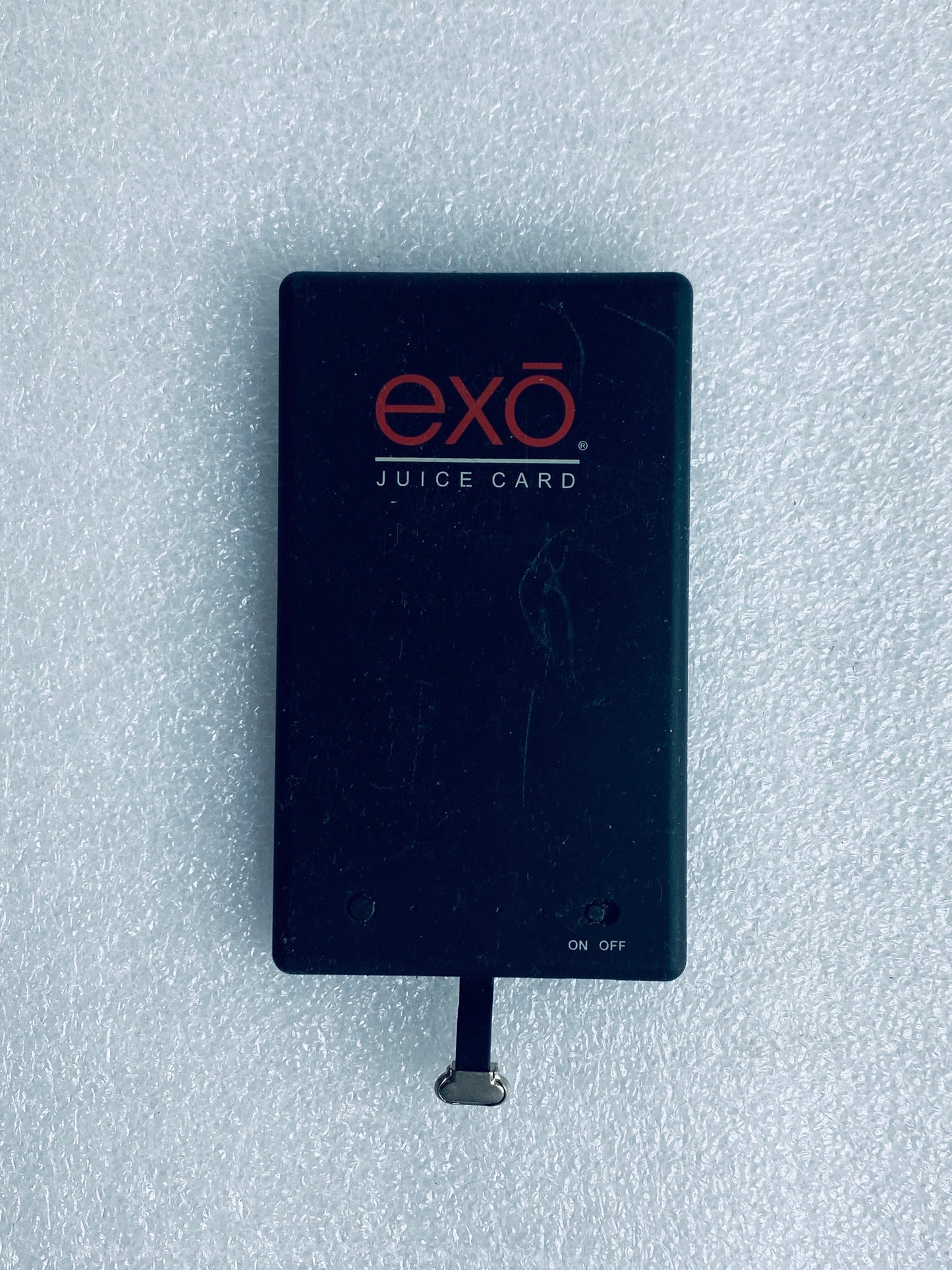 eXO Juice Card 2,800 mAh 5V 1A Portable Micro Charger, Black