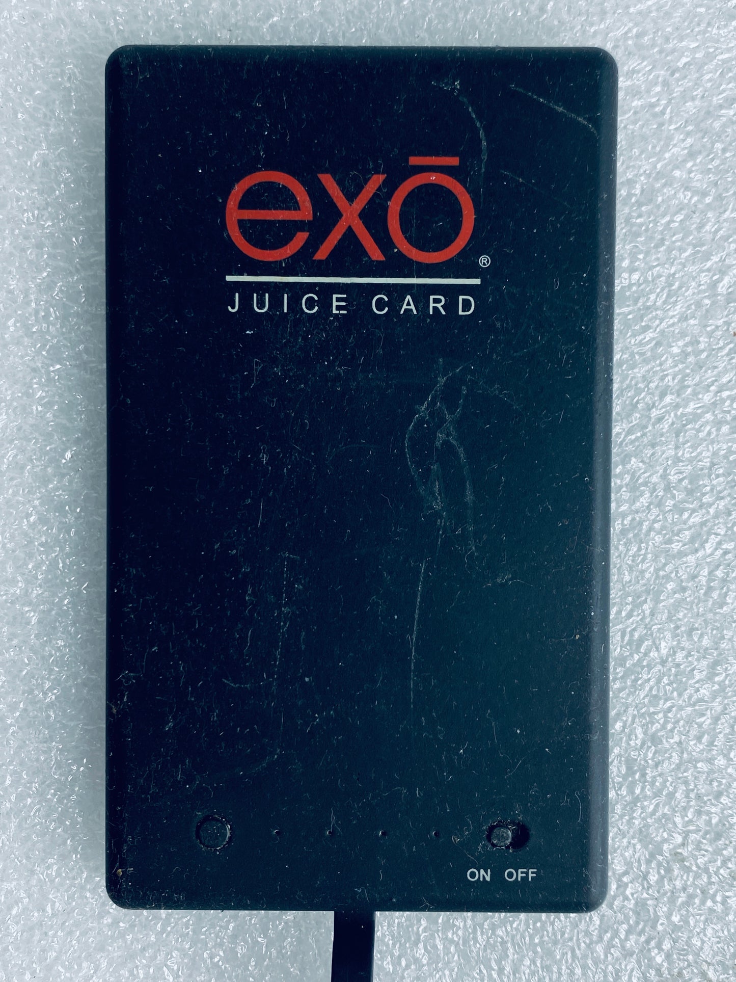 eXO Juice Card 2,800 mAh 5V 1A Portable Micro Charger, Black