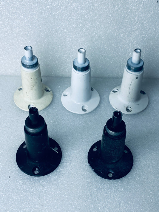 lot Of 5 - Eufy Solar Panel Bottom Attachment Mounts, 3 White & 2 Black - (READ)