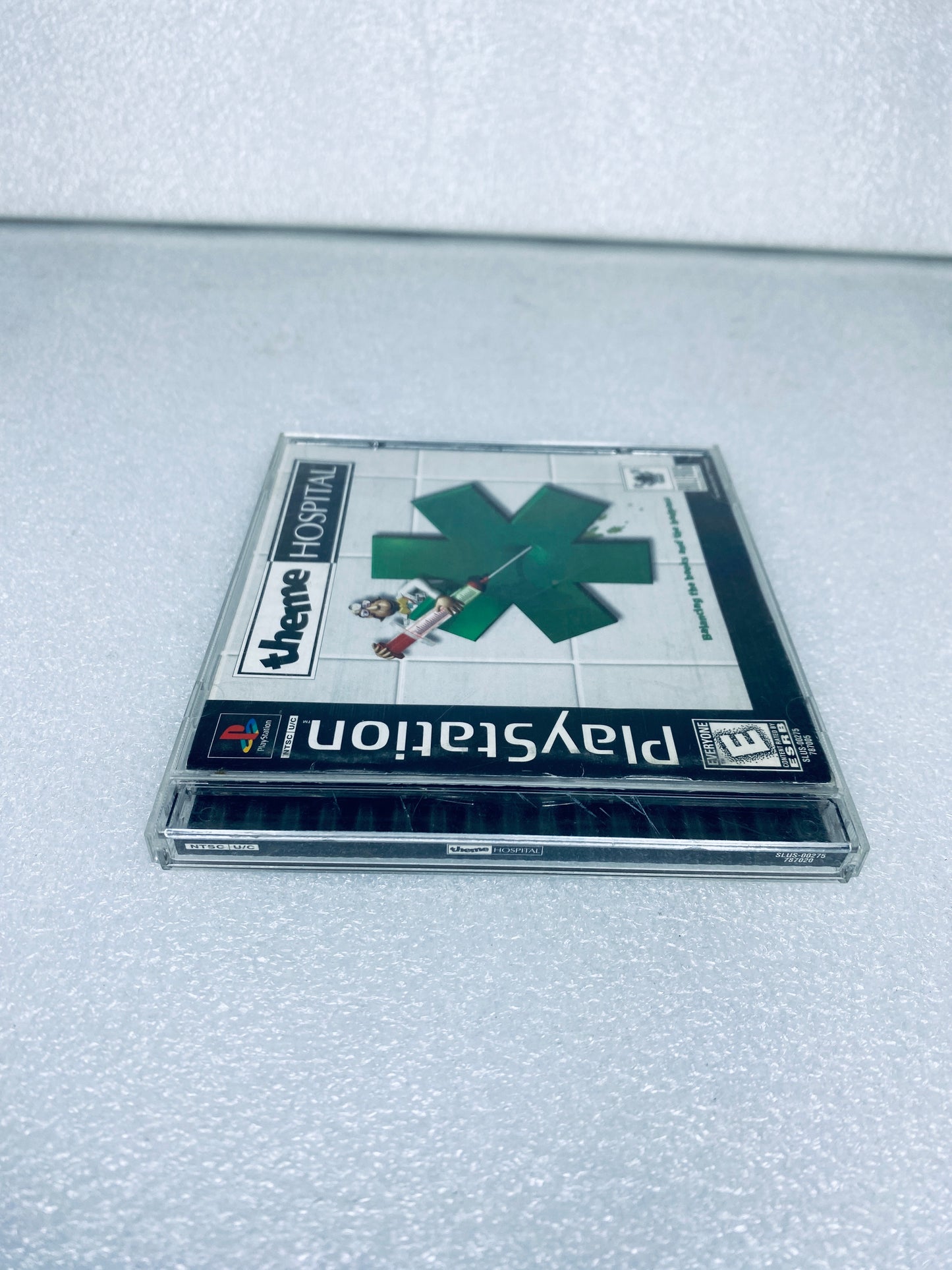 Sony PlayStation 1 PS1 Theme Hospital Video Game, Black Label - (READ)