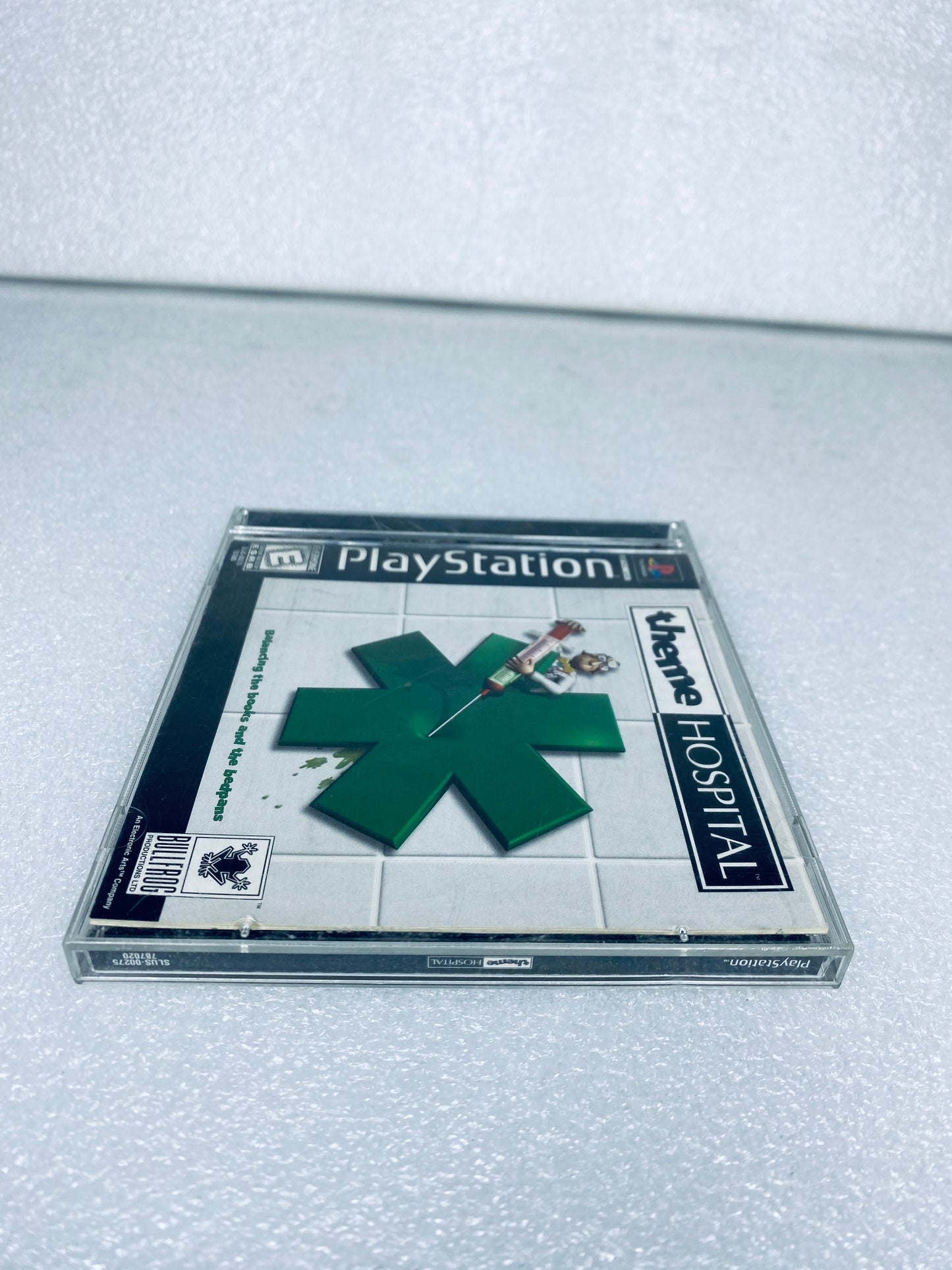 Sony PlayStation 1 PS1 Theme Hospital Video Game, Black Label - (READ)