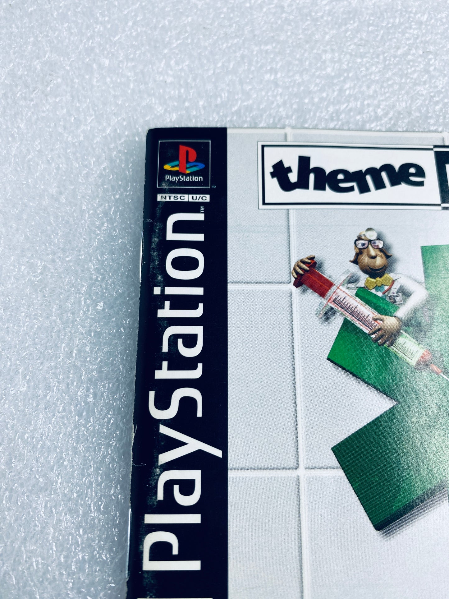 Sony PlayStation 1 PS1 Theme Hospital Video Game, Black Label - (READ)