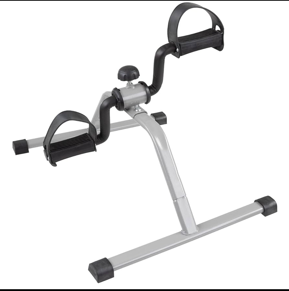 new Other -Wakeman Fitness Portable Pedal Under Desk Exercise Bike, Silver -READ
