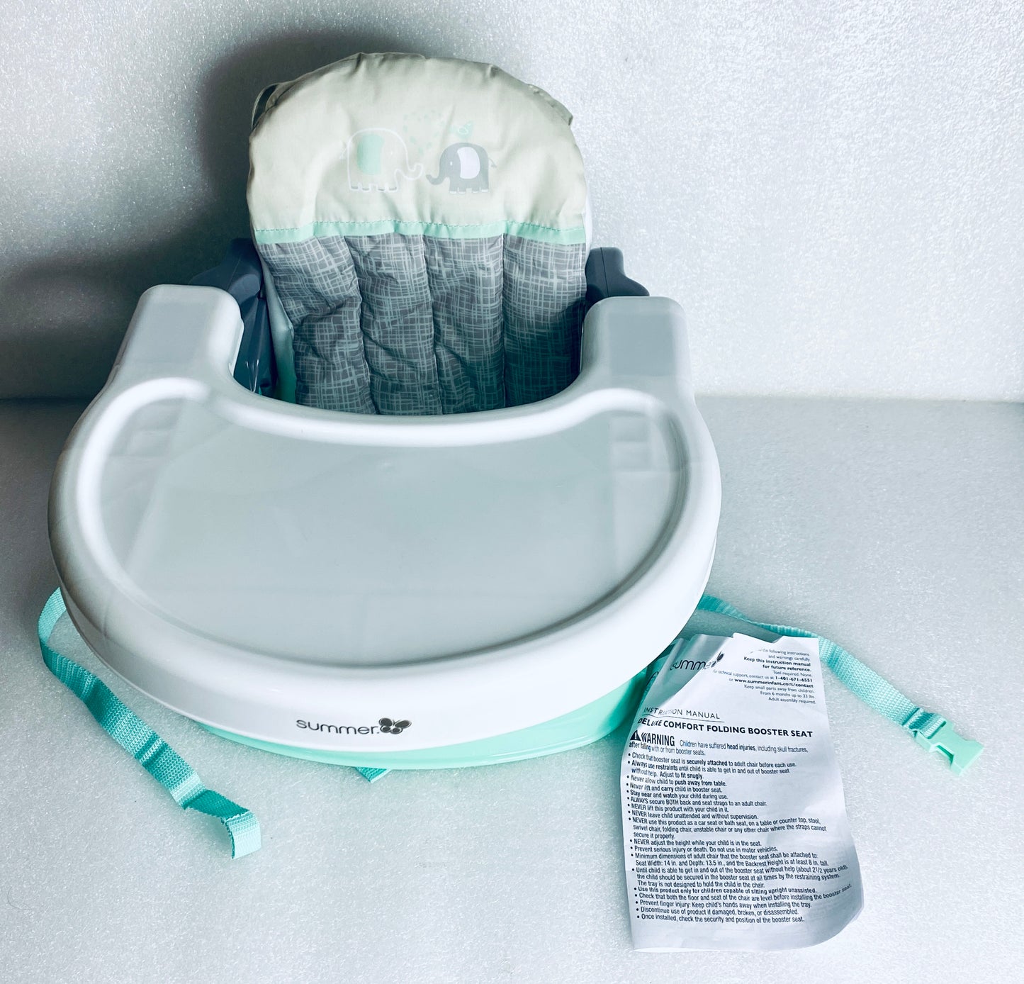 #89 - new Other - Summer Unisex Deluxe Comfort Folding Booster Seat Up To 33lbs - (IN CONDITION AS SHOWN)