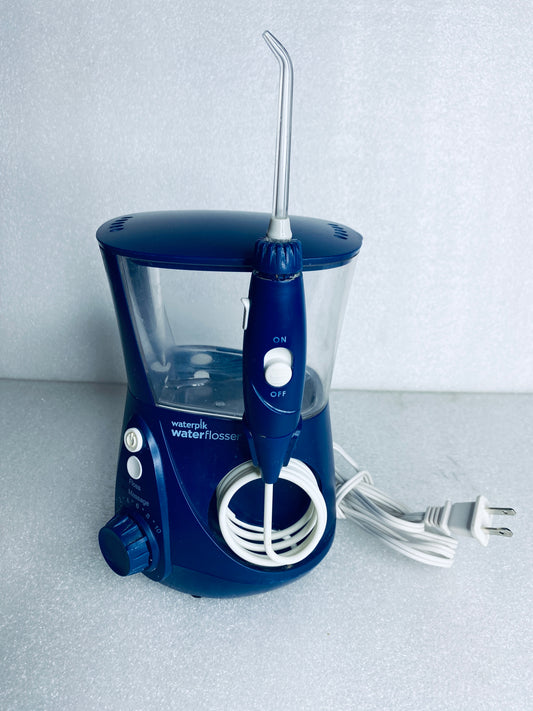 #88 - waterpik Aquarius Blue Water Flosser, WP-663CD - (READ) - (IN CONDITION AS SHOWN)