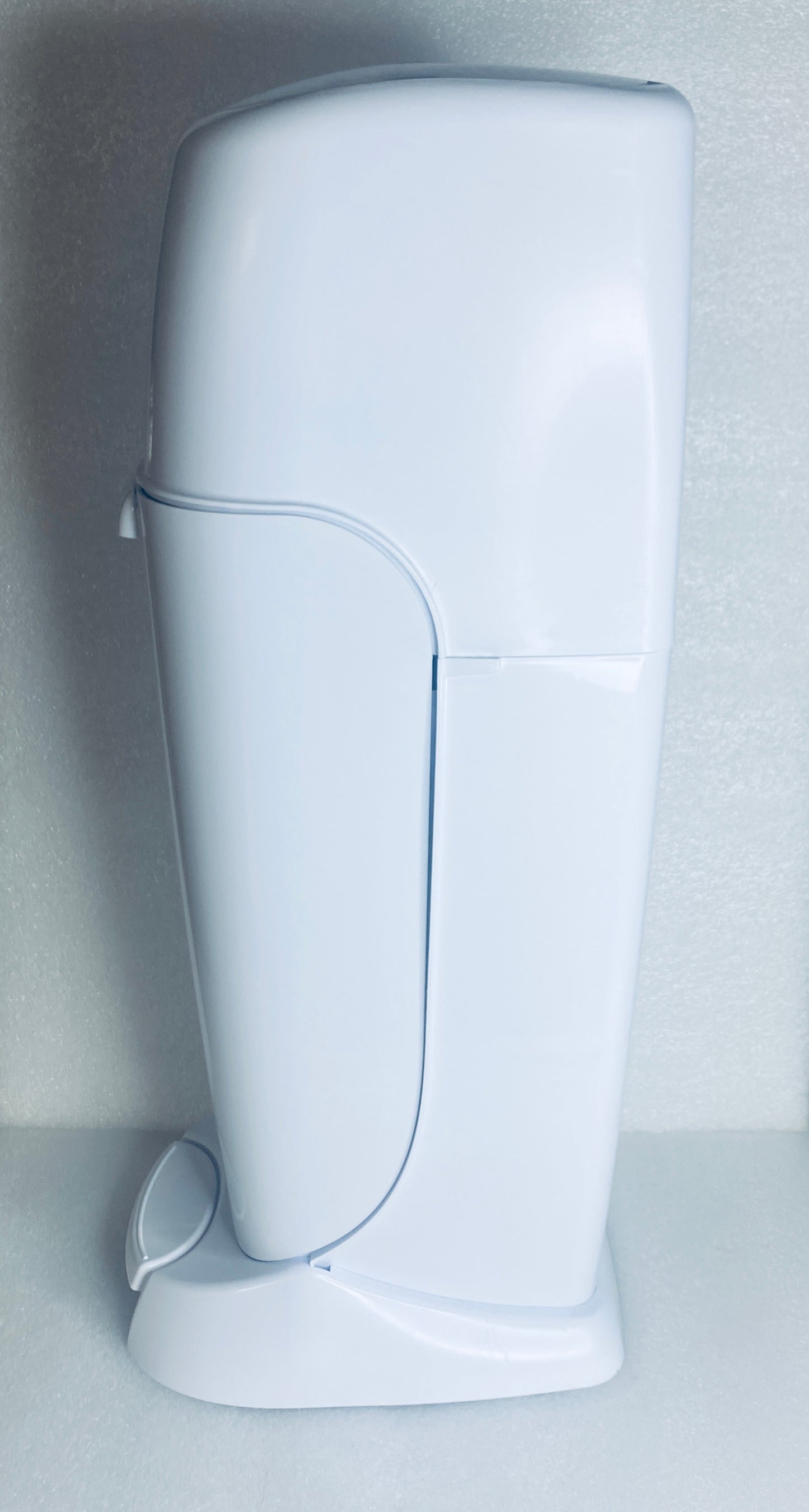 #92 - playtex Baby Diaper Genie Pail White, 26 1/4" x 11 1/2" x 9" - (IN CONDITION AS SHOWN)