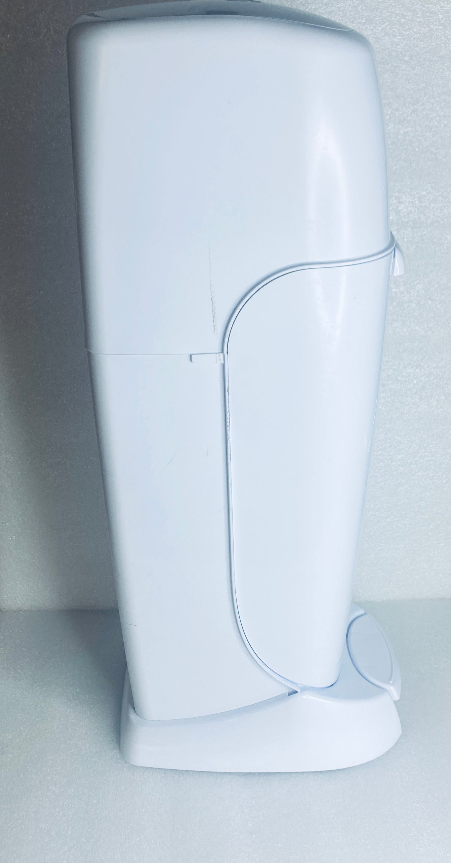 #92 - playtex Baby Diaper Genie Pail White, 26 1/4" x 11 1/2" x 9" - (IN CONDITION AS SHOWN)