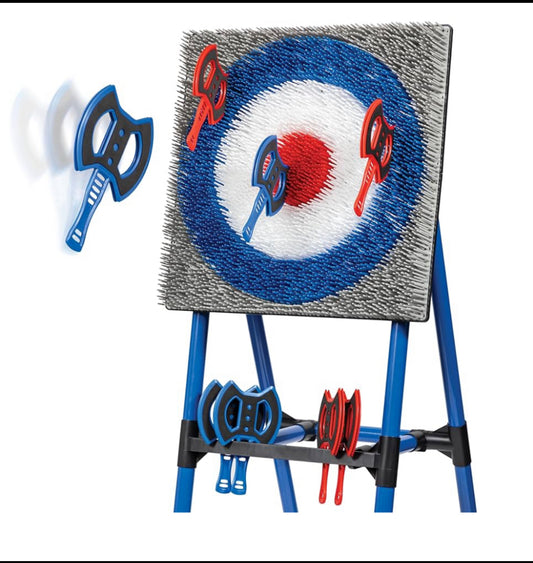 New Other EastPoint 5' Tall Deluxe Steel Frame Axe Throw Game In/Outdoors-(READ)
