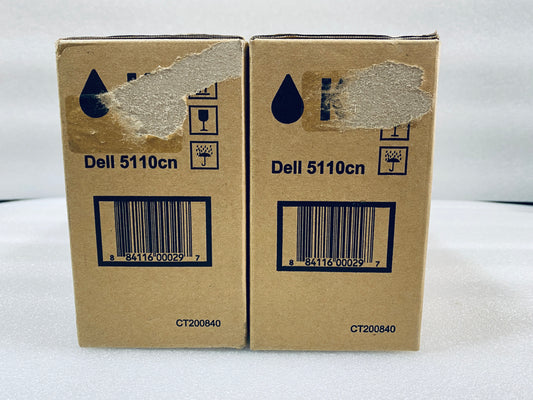 lot Of 2 New - Dell 5110cn High Capacity Black Cartridge, GD898