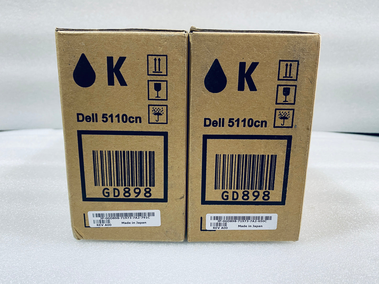 lot Of 2 New - Dell 5110cn High Capacity Black Cartridge, GD898