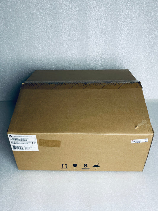#148 - new Open Box - HP Black Advanced Docking Station, A7E36AA#ABA - (AS SHOWN)
