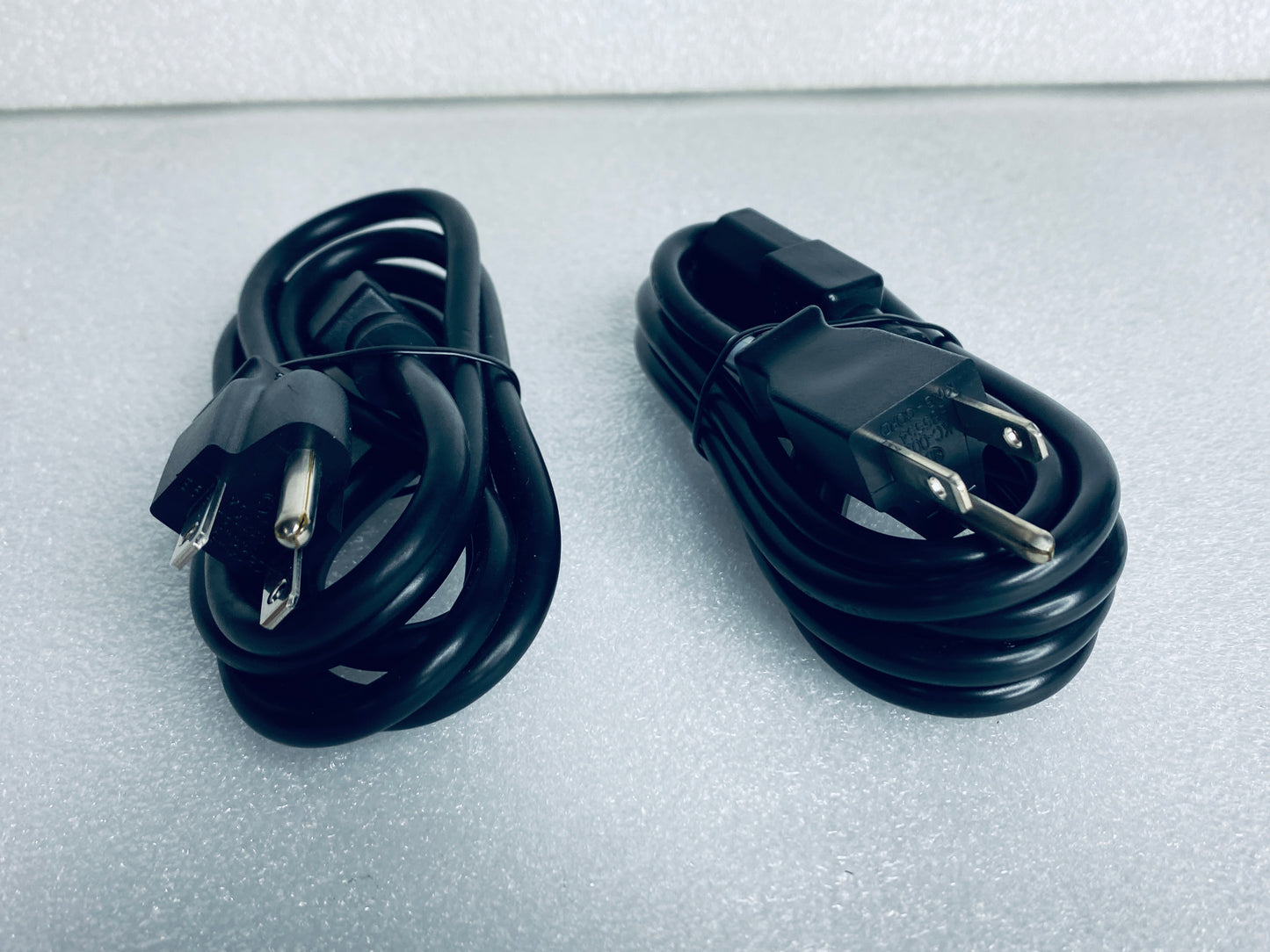 lot Of 2 New Other -King Cord KC-003 6" 10A 125V 3 Prong Power Cable, Black-READ
