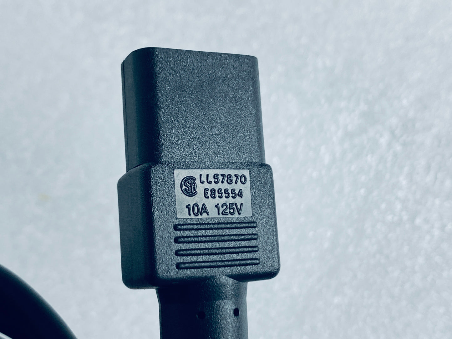 lot Of 2 New Other -King Cord KC-003 6" 10A 125V 3 Prong Power Cable, Black-READ