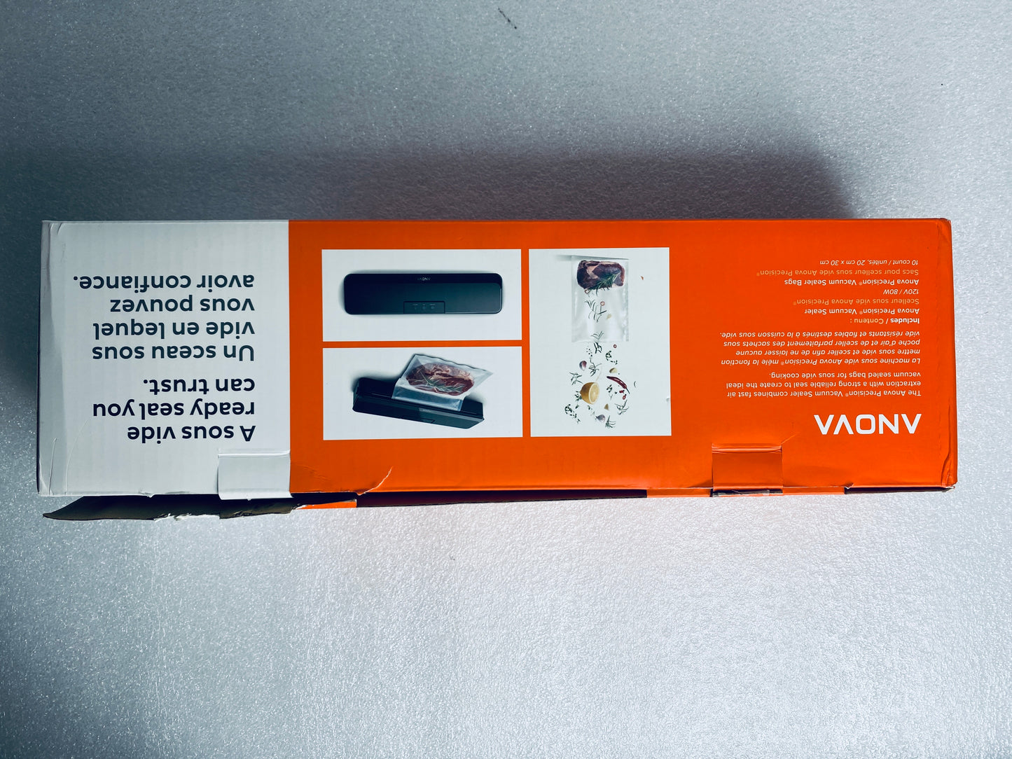 anova Precision Black Vacuum Sealer, ANVS01-US00 - (READ)