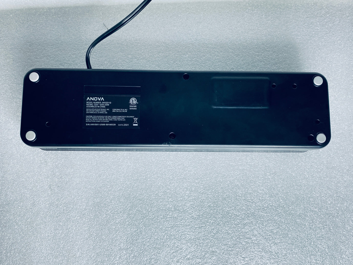 anova Precision Black Vacuum Sealer, ANVS01-US00 - (READ)