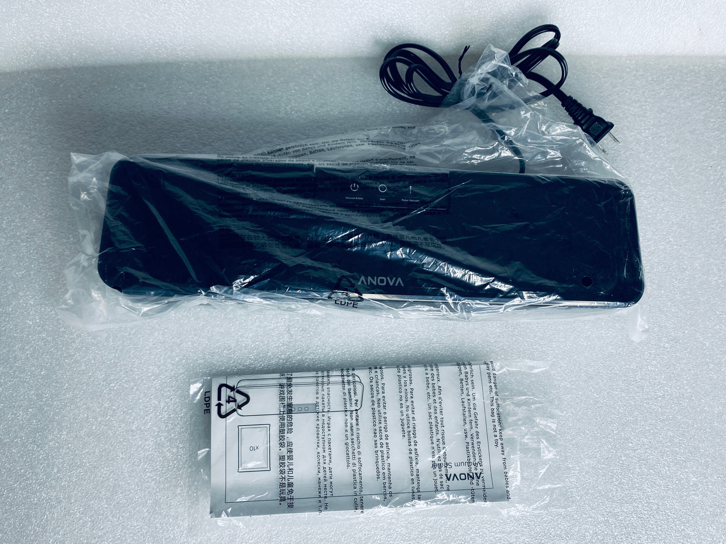 anova Precision Black Vacuum Sealer, ANVS01-US00 - (READ)