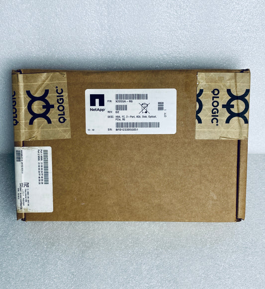 new - Netapp HBA FC 2-Port 4GB Disk Optical PCIe R6, X2055A-R6