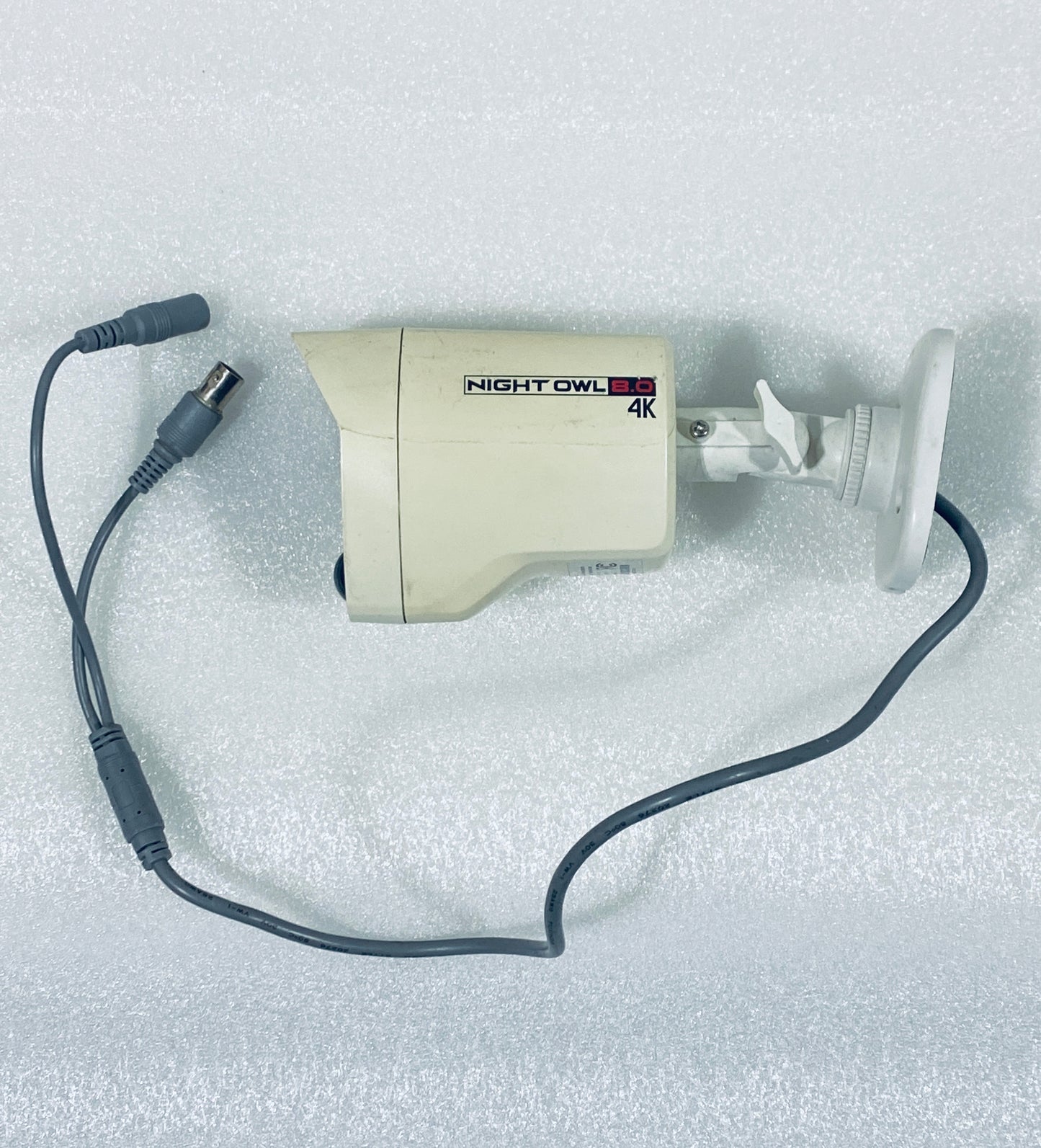 Night Owl BNC 8.0 4K White Bullet Security Camera, CM-PTHD80W-BU-HIK - (READ)