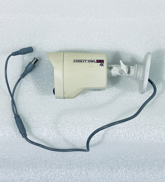 Night Owl BNC 8.0 4K White Bullet Security Camera, CM-PTHD80W-BU-HIK - (READ)